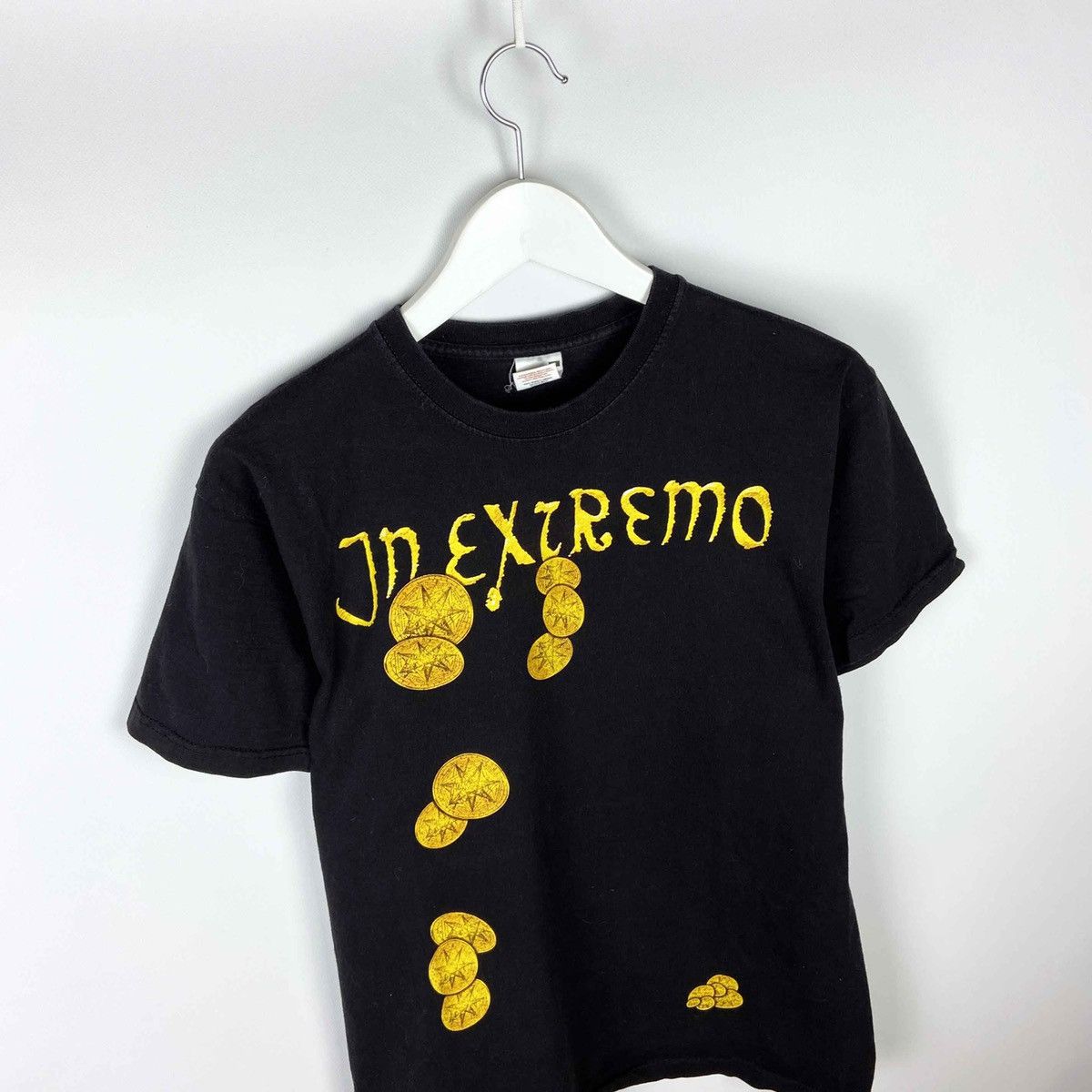 Band Tees Vintage In Extremo Faded y2k rock band Metal tee Money hype Size US M / EU 48-50 / 2 - 3 Thumbnail