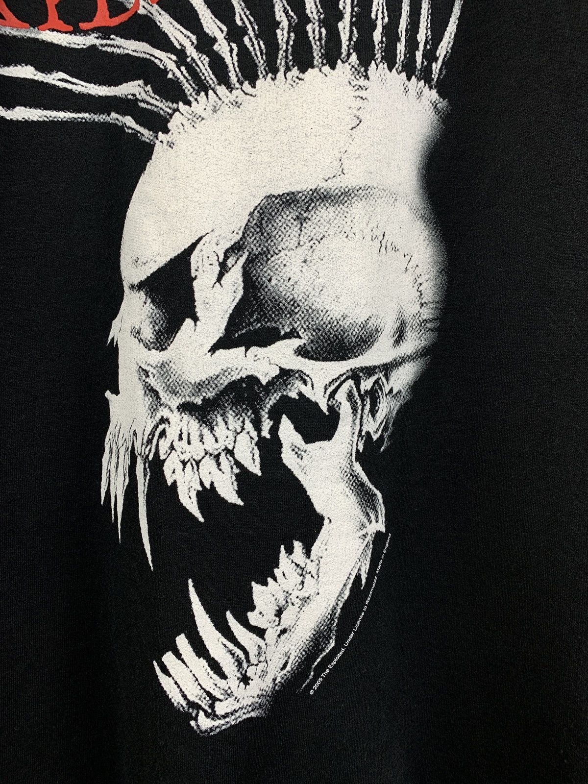 Band Tees 2005 Vintage The Exploited Hardcore Street Punk Hoodie Size US XL / EU 56 / 4 - 11 Thumbnail