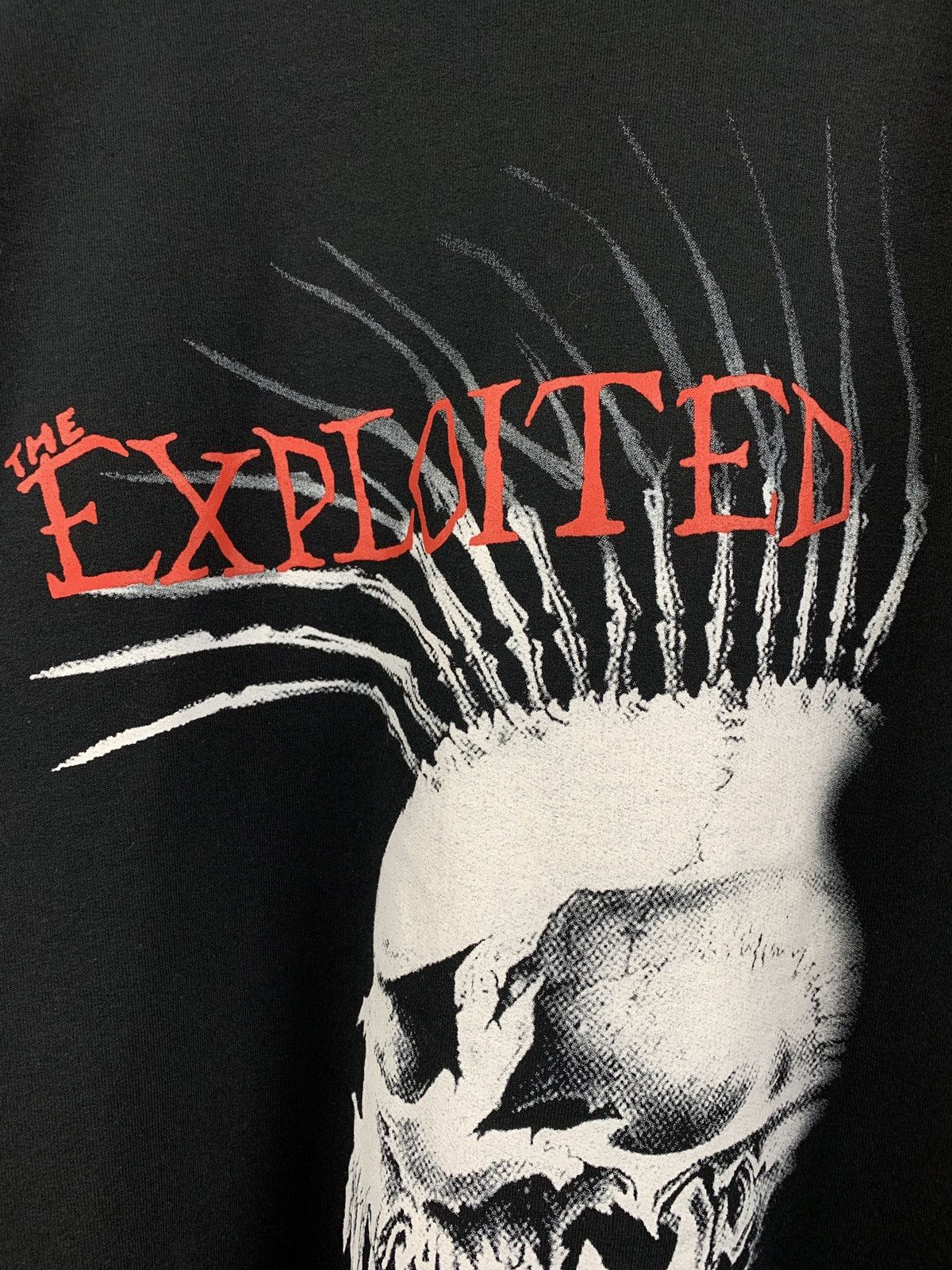 Band Tees 2005 Vintage The Exploited Hardcore Street Punk Hoodie Size US XL / EU 56 / 4 - 12 Thumbnail