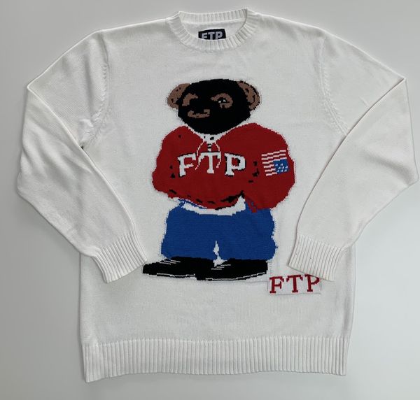 Fuck The Population FTP SKI-MASK BEAR KNIT SWEATER | Grailed