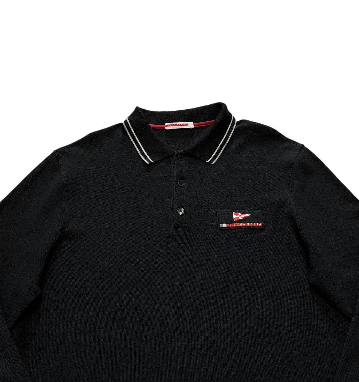 トップス Prada Luna Rossa Logo Polo Shirt Polo shirt Prada White size L International in Cotton - 16928129