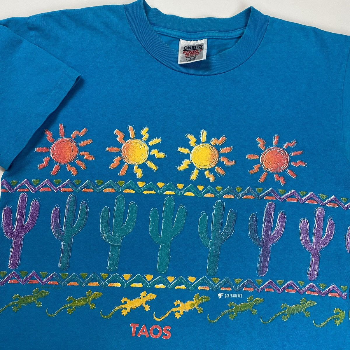 Vintage Vintage 90s New Mexico Tourist T-Shirt Size L Size US L / EU 52-54 / 3 - 3 Thumbnail