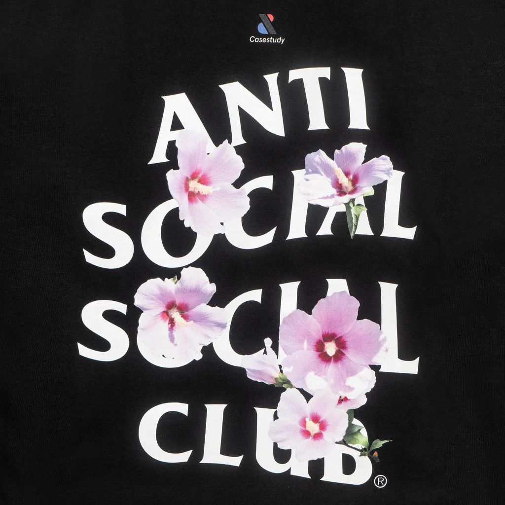 DS SS22 White ASSC x Case Study Mugunghwa Black Tee Supreme