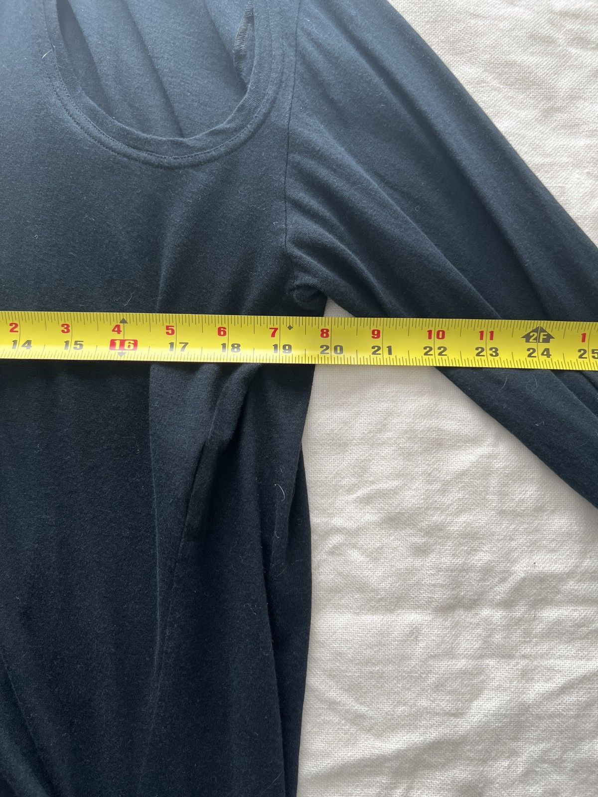 Ann Demeulemeester Rare bondage black cut out top with ties S M L Size US S / EU 44-46 / 1 - 5 Thumbnail