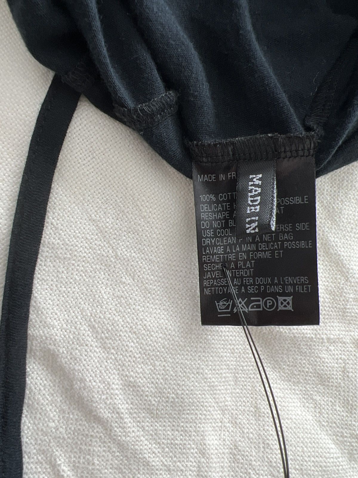 Ann Demeulemeester Rare bondage black cut out top with ties S M L Size US S / EU 44-46 / 1 - 7 Thumbnail