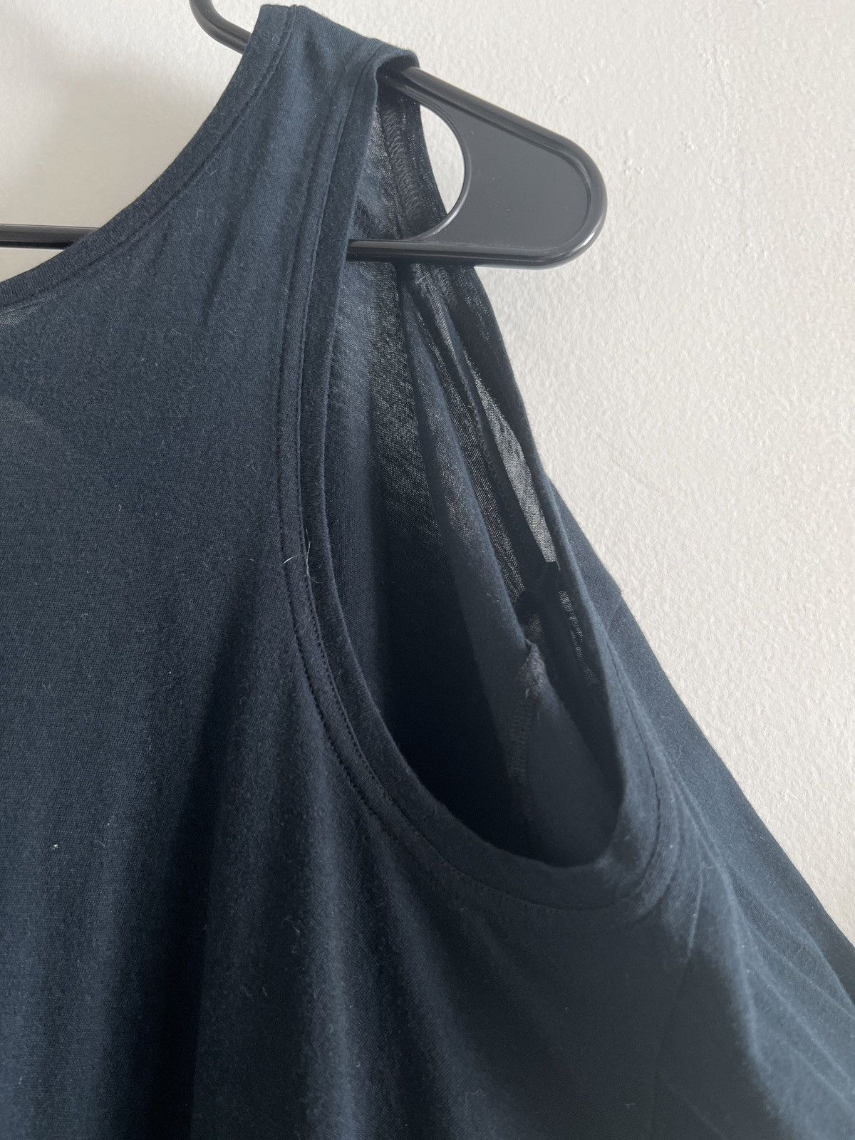 Ann Demeulemeester Rare bondage black cut out top with ties S M L Size US S / EU 44-46 / 1 - 2 Thumbnail