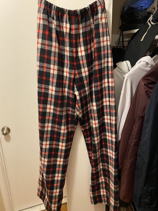 Balenciaga best sale plaid pants