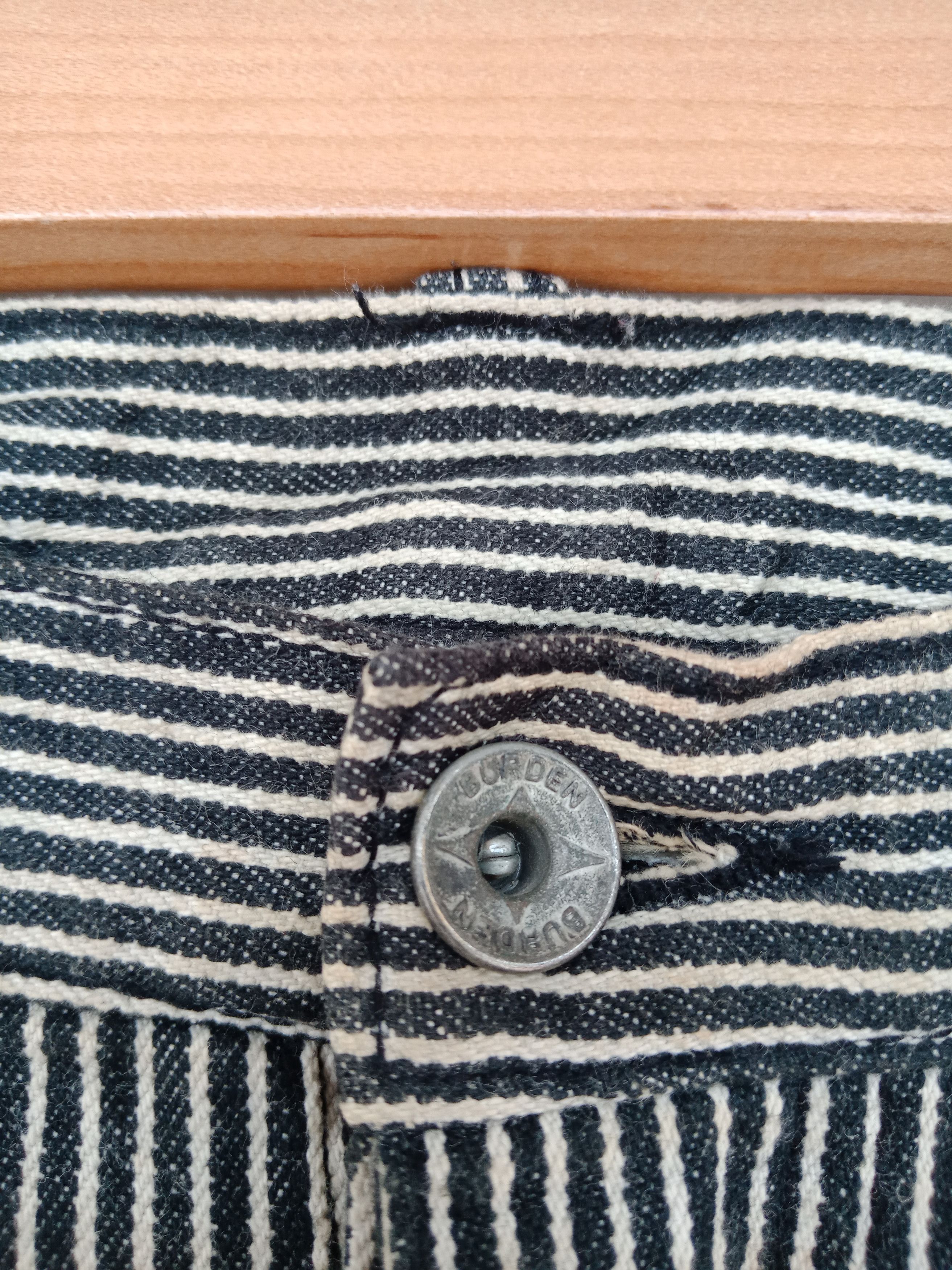 semanticdesign Burden Sashiko Boro Distressed Patchworks Fly Buttons Size US 33 - 9 Thumbnail