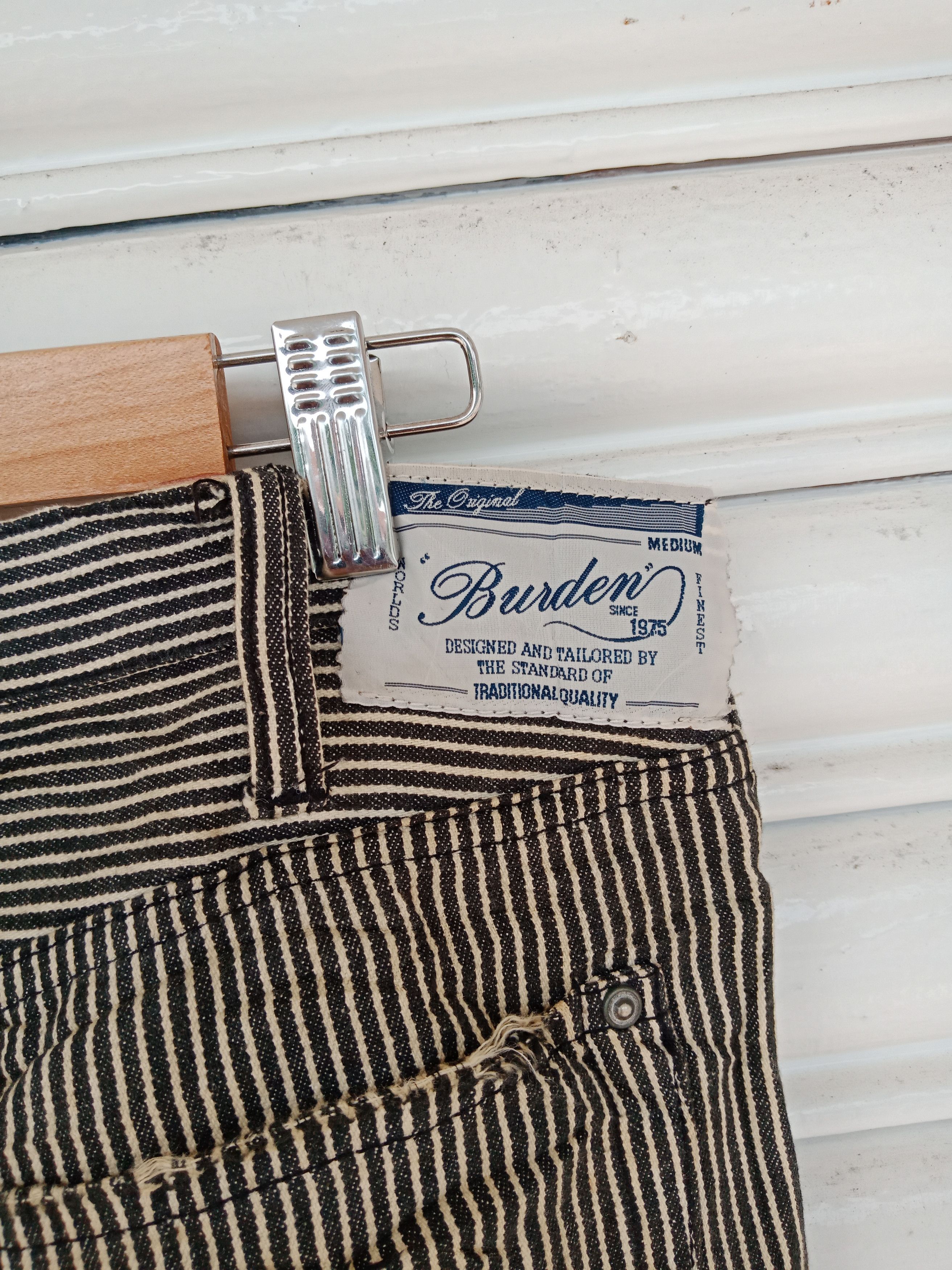 semanticdesign Burden Sashiko Boro Distressed Patchworks Fly Buttons Size US 33 - 11 Thumbnail