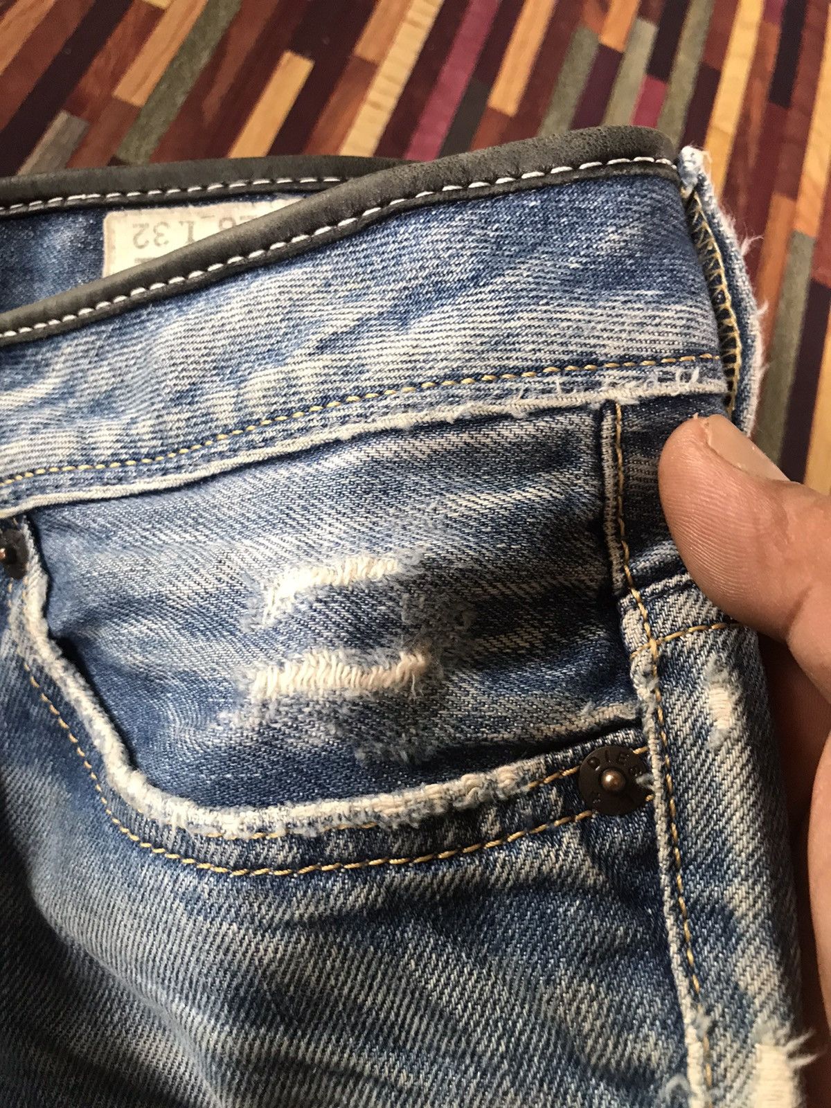 Diesel VTG DIESEL ITALY JEANS Size 32" / US 10 / IT 46 - 18 Thumbnail