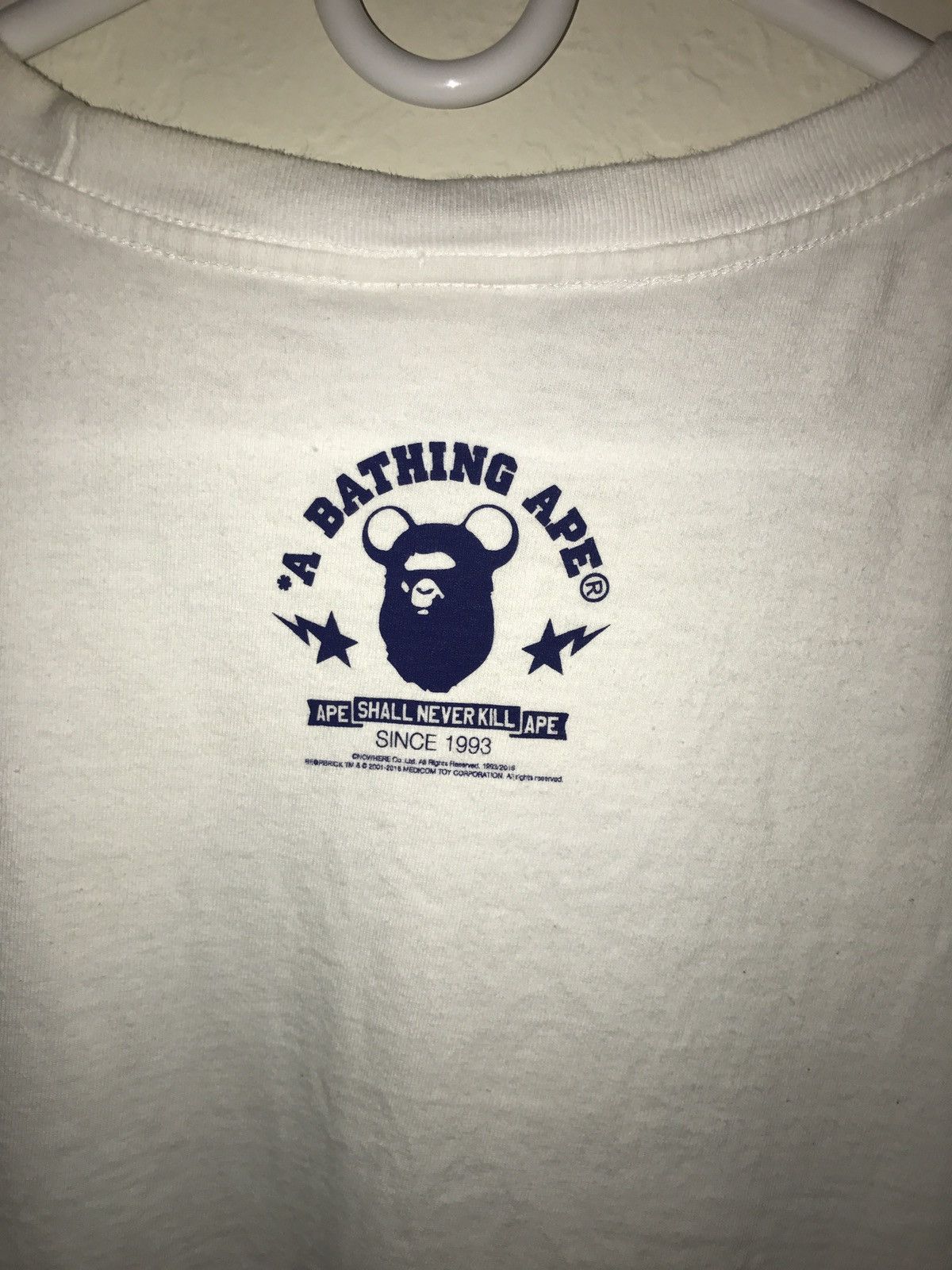 Bape × Medicom Toy Bape x Bearbrick Toy Tee (2016) Size US XL / EU 56 / 4 - 2 Thumbnail