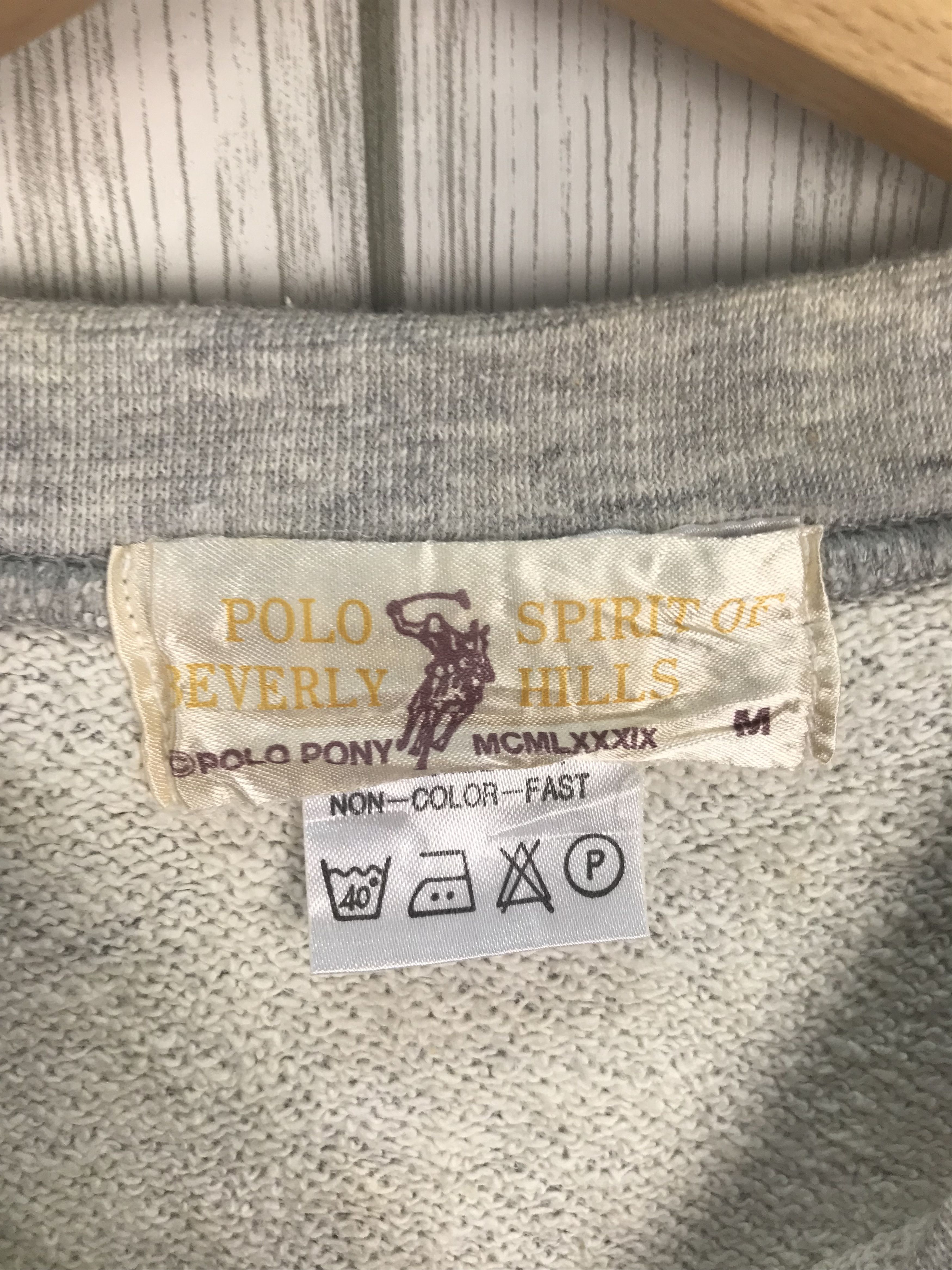 Beverly Hills Polo Club Vintage BEVERLY HILLS POLO CLUB Big Pony Sweatshirt Size US S / EU 44-46 / 1 - 5 Thumbnail