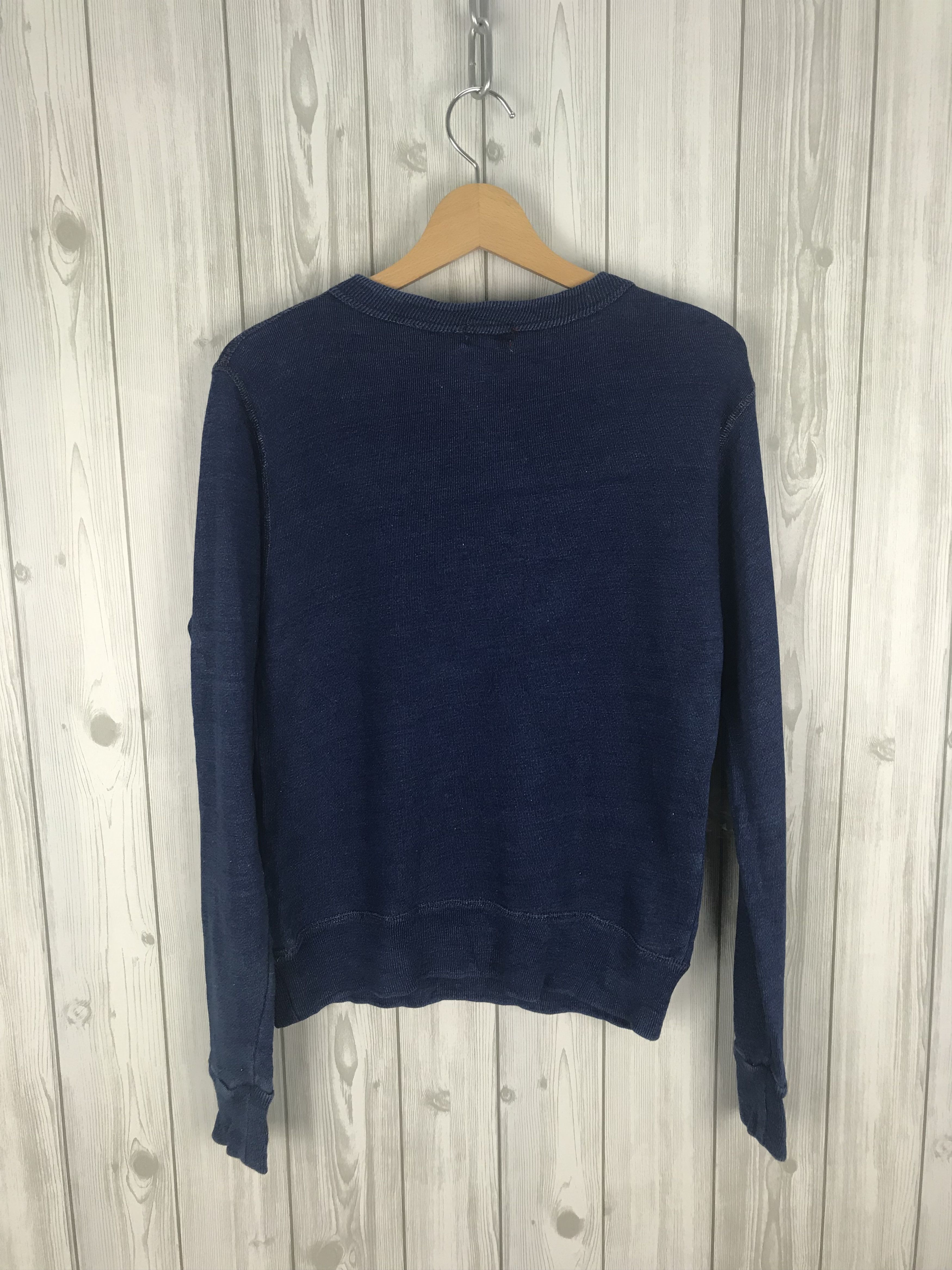 Levi's Vintage LEVIS STRAUSS & CO Indigo Sun Faded Sweatshirt Size US S / EU 44-46 / 1 - 7 Thumbnail