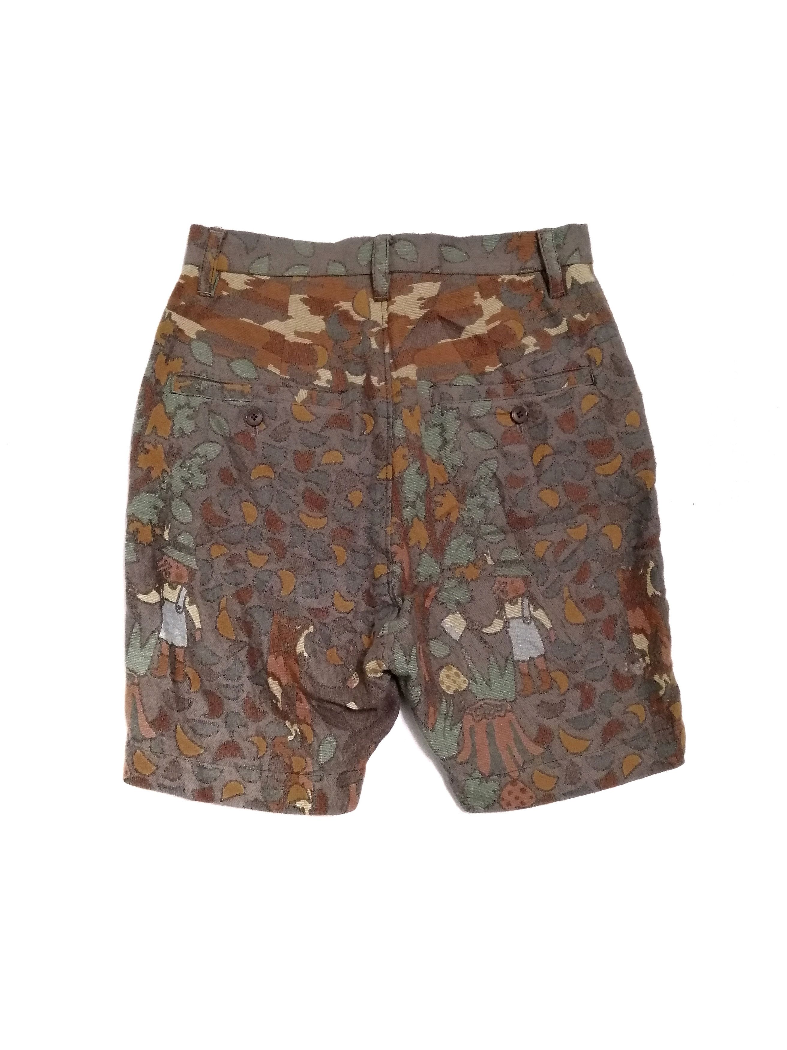 Issey Miyake 💥Vintage Ne-net issey miyake short pants jacquard prints Size US 28 / EU 44 - 2 Thumbnail