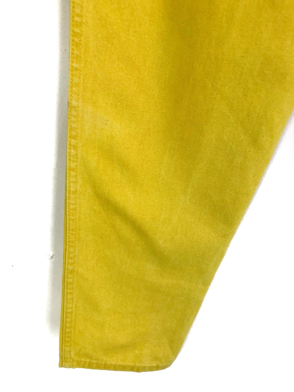 Giorgio Armani Vintage Giorgio Armani Made In Italy Yellow Denim Jeans Size 26" / US 2 / IT 38 - 9 Thumbnail