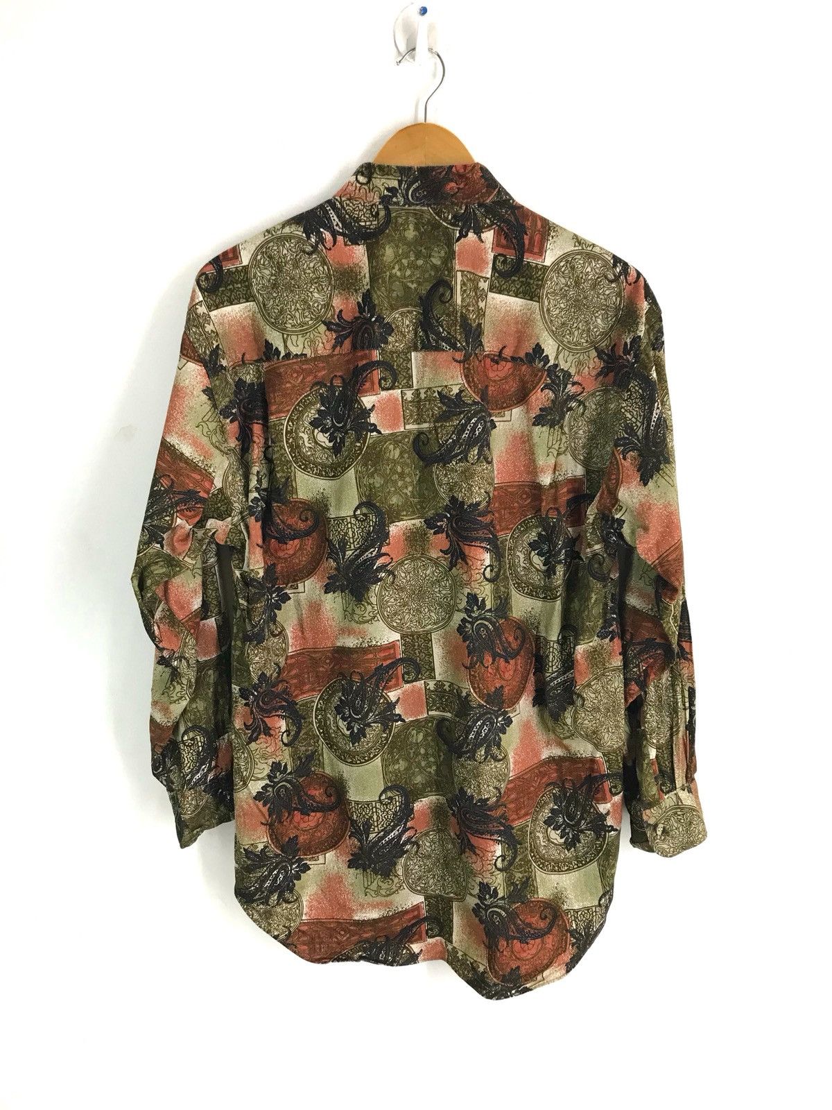 Japanese Brand AVALINHO HOMME Paisley Art All Over Print Shirt Size US L / EU 52-54 / 3 - 6 Thumbnail