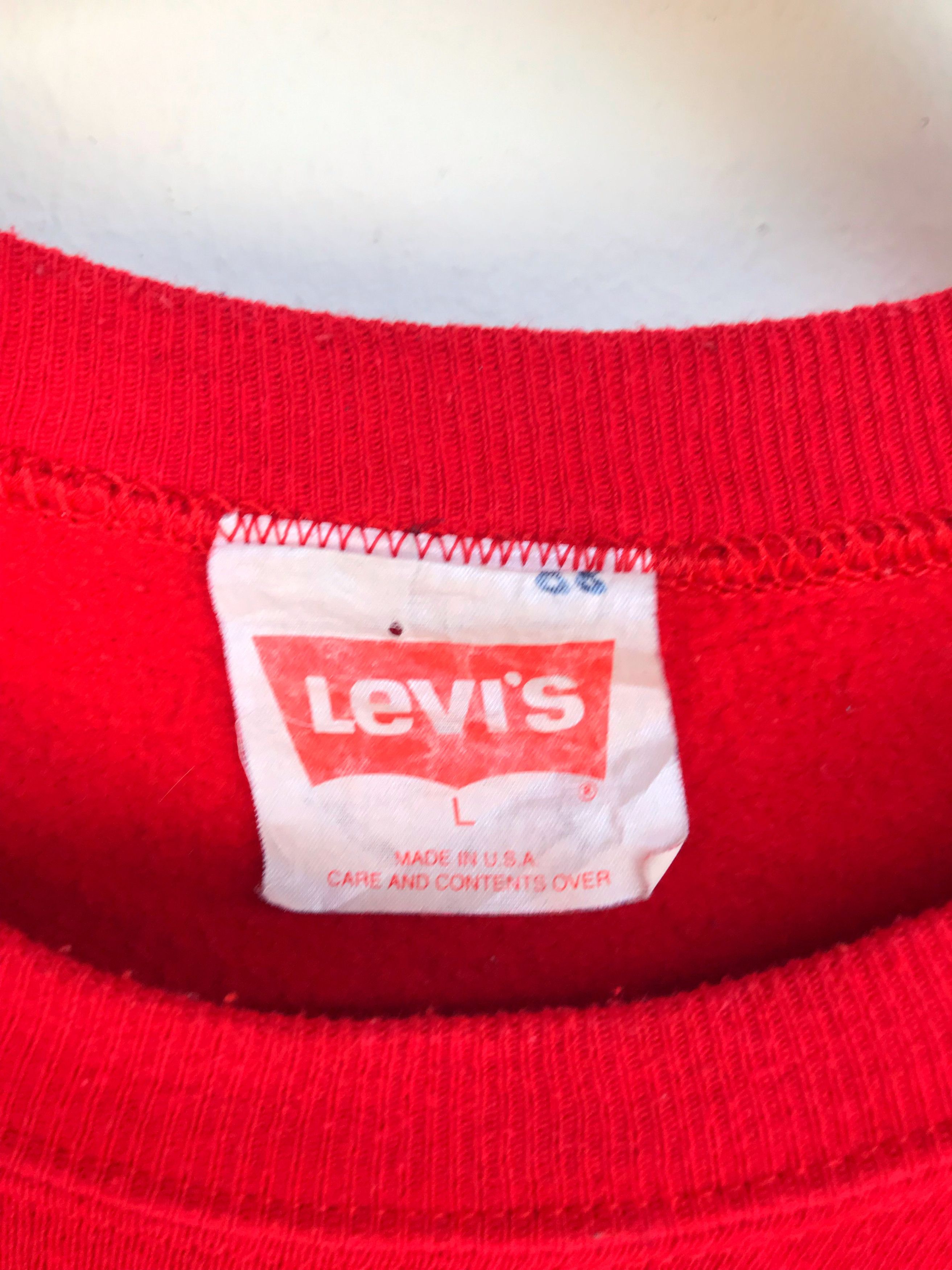 Levi's Vintage Clothing Vintage 80s LEVIS 501 Sweatshirt Size US L / EU 52-54 / 3 - 3 Thumbnail