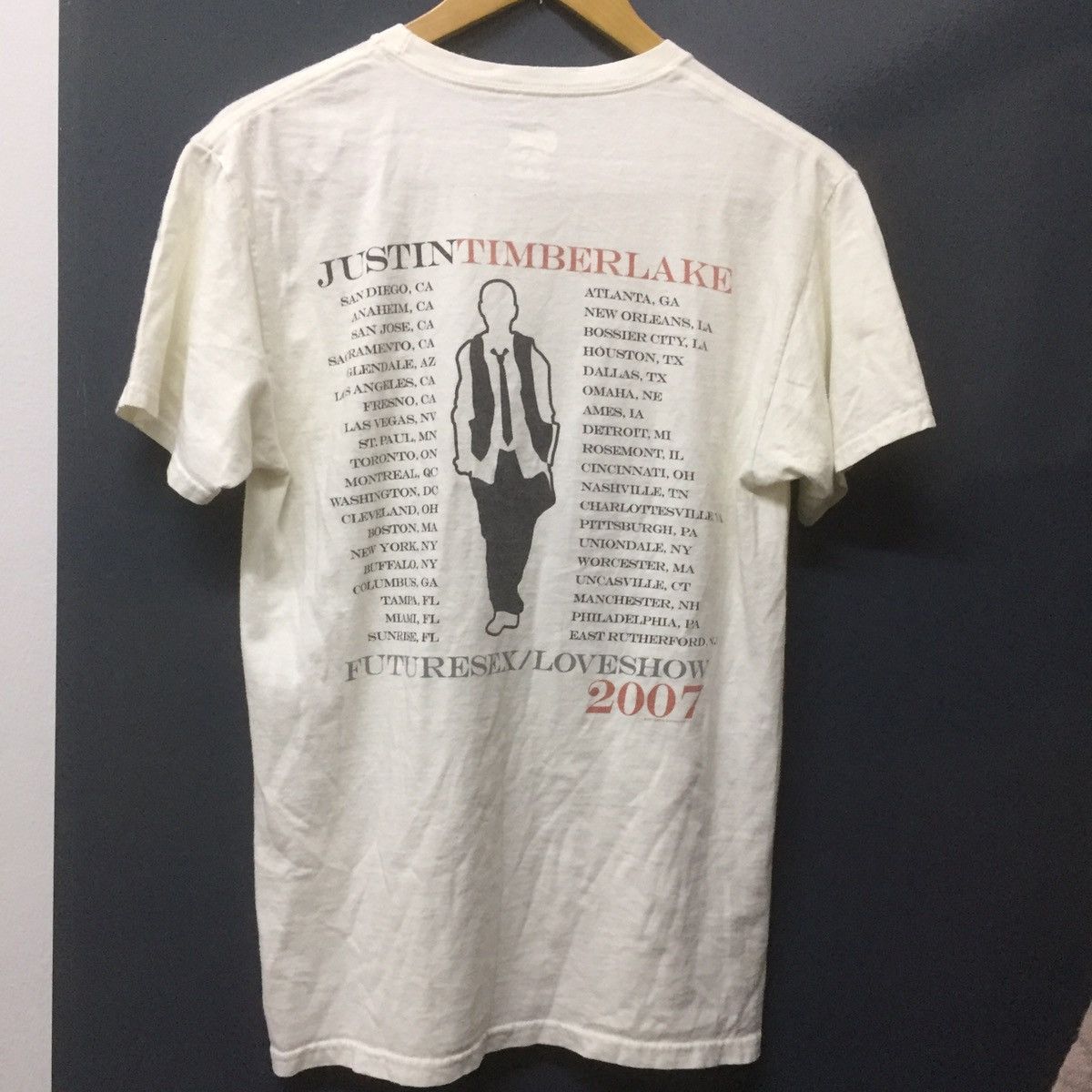 Band Tees Justin timberlake 2007 tour shirt Size US S / EU 44-46 / 1 - 4 Thumbnail
