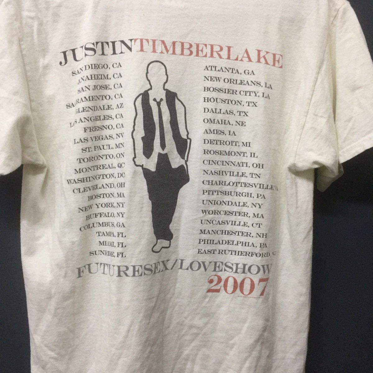 Band Tees Justin timberlake 2007 tour shirt Size US S / EU 44-46 / 1 - 5 Thumbnail