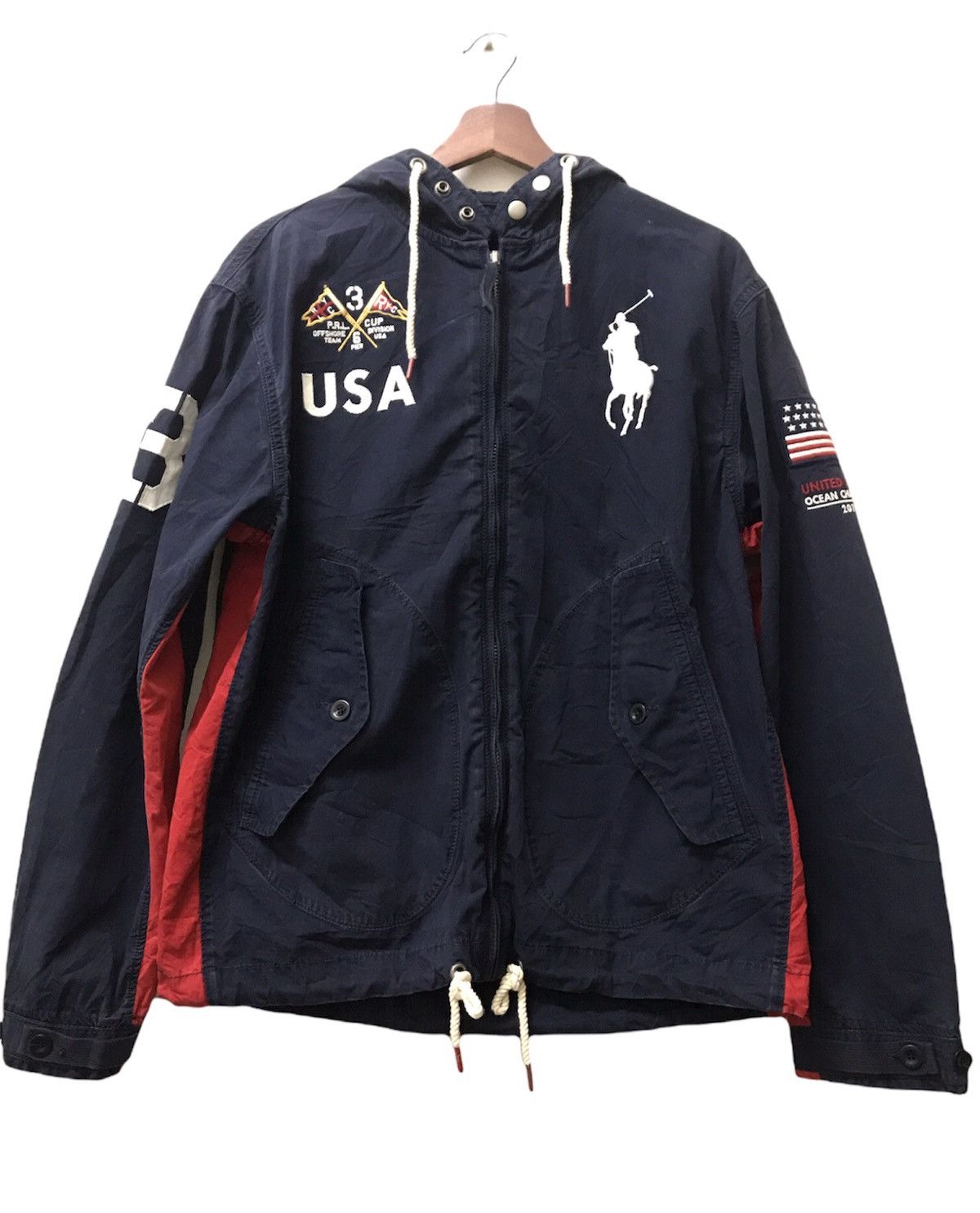 Polo Ralph Lauren × Vintage Vintage Polo Ralph Lauren USA Sailing Team Size US M / EU 48-50 / 2 - 1 Thumbnail