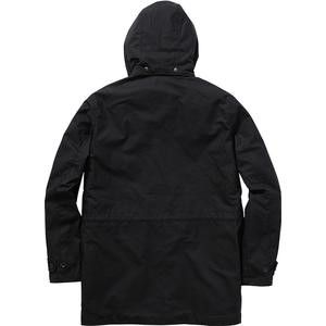 ジャケット・アウター SUPREME x THE BRITISH MILLERAIN JACKET M Supreme The British Millerain Black Shearling Trim Cotton