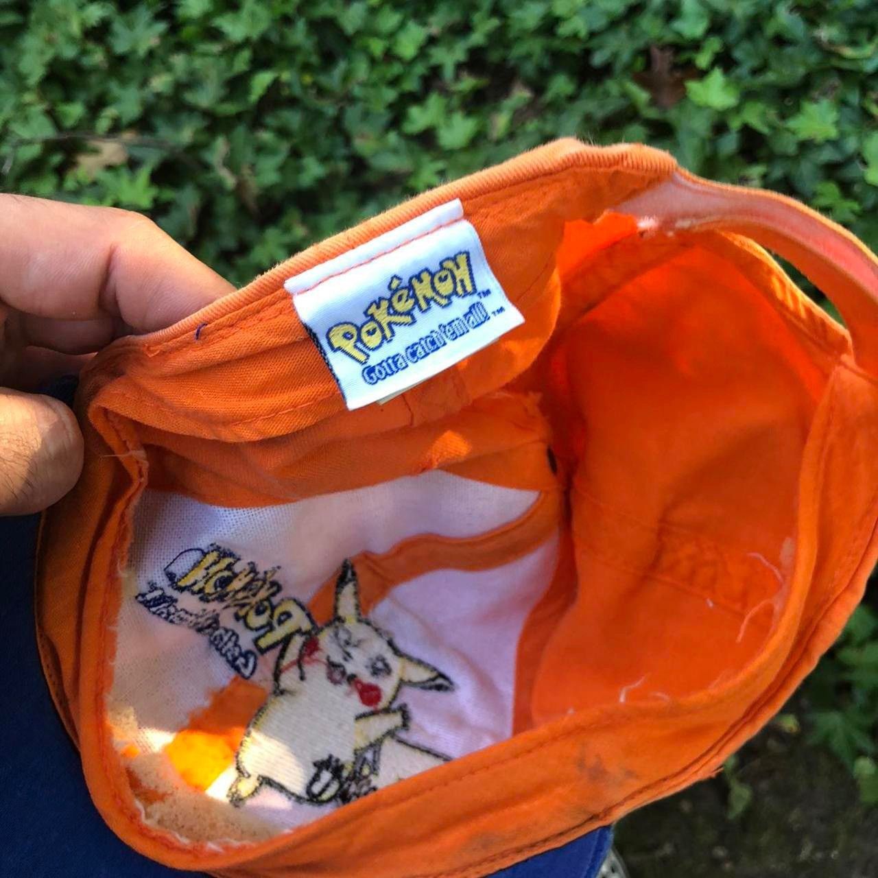 Nintendo Adult sized 1999 Vintage Pikachu Pokémon Velcro Strap Hat Size ONE SIZE - 3 Thumbnail