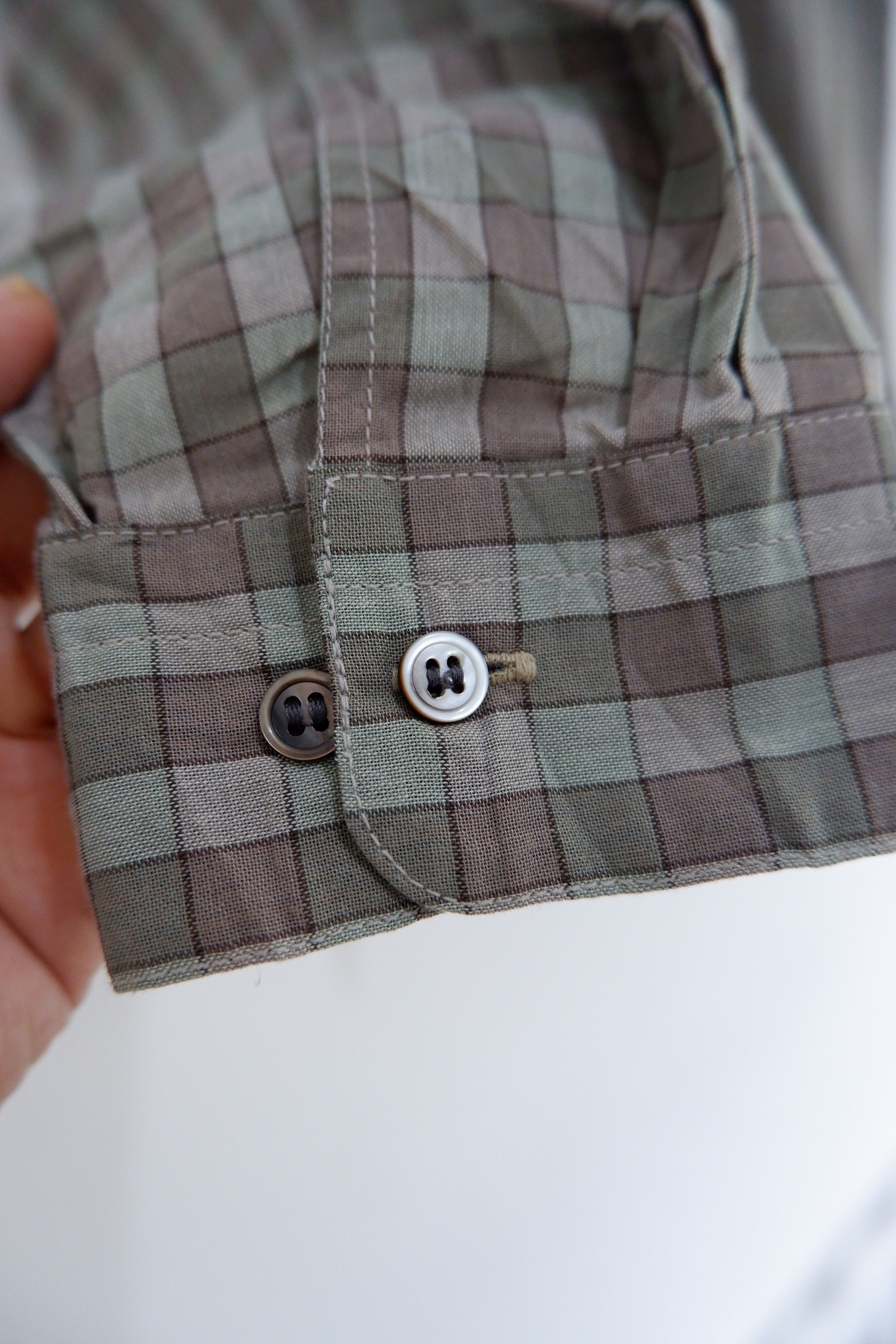 Issey Miyake Issey Miyake Cotton Mandarin Shirt Size US M / EU 48-50 / 2 - 7 Thumbnail
