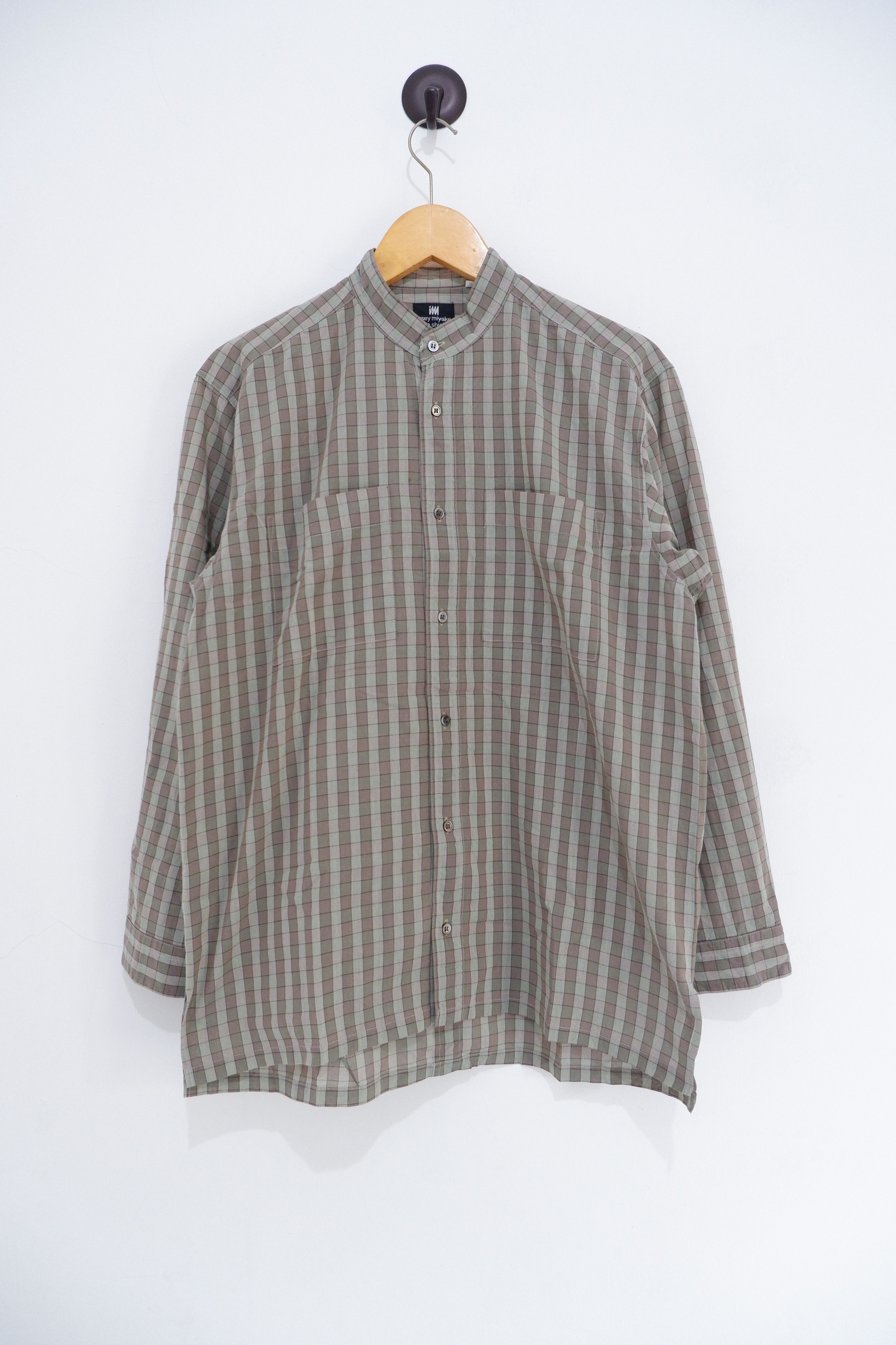 Issey Miyake Issey Miyake Cotton Mandarin Shirt Size US M / EU 48-50 / 2 - 1 Thumbnail