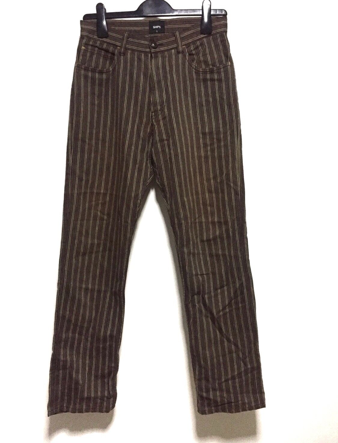 Japanese Brand Ships Japan Casual Hickory Stripes Trousers Size US 30 / EU 46 - 1 Thumbnail