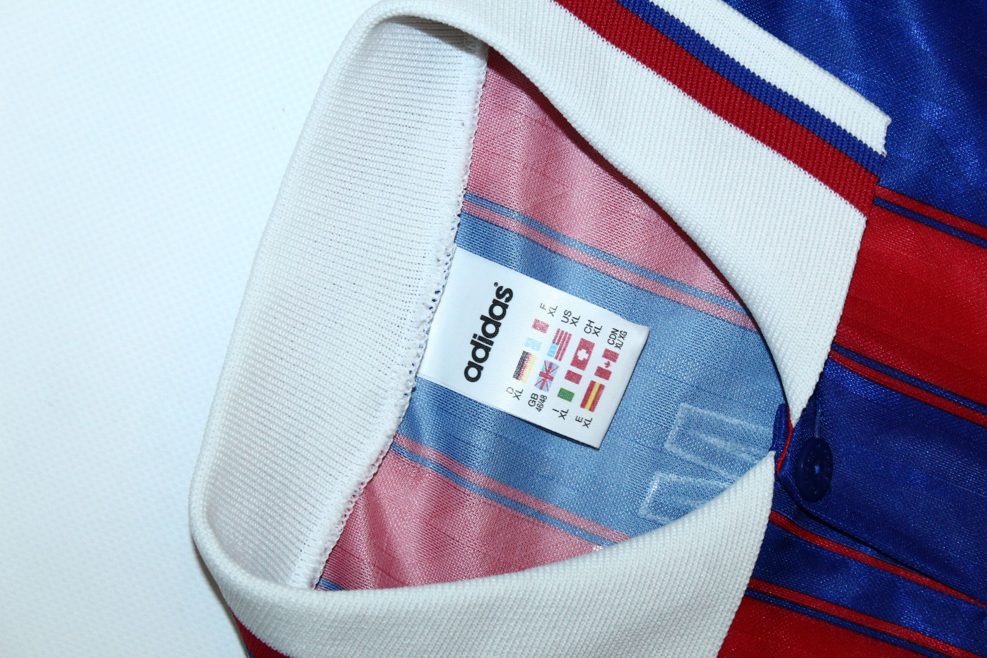 Adidas 💥 VTG 💥 '95 Adidas F.C. Bayern Munich #8 Bandowski Jersey Size US XL / EU 56 / 4 - 4 Thumbnail