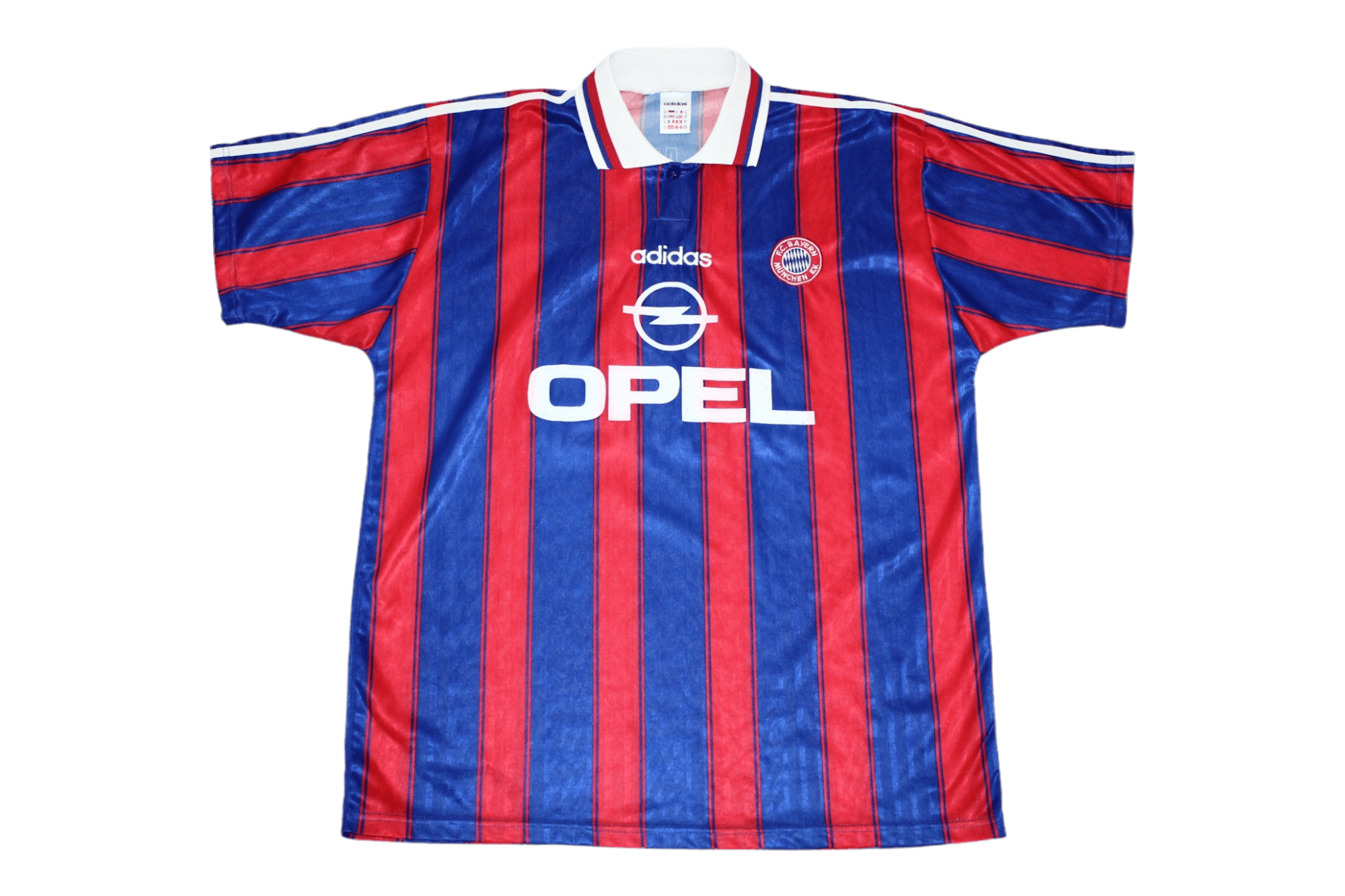 Adidas 💥 VTG 💥 '95 Adidas F.C. Bayern Munich #8 Bandowski Jersey Size US XL / EU 56 / 4 - 1 Thumbnail