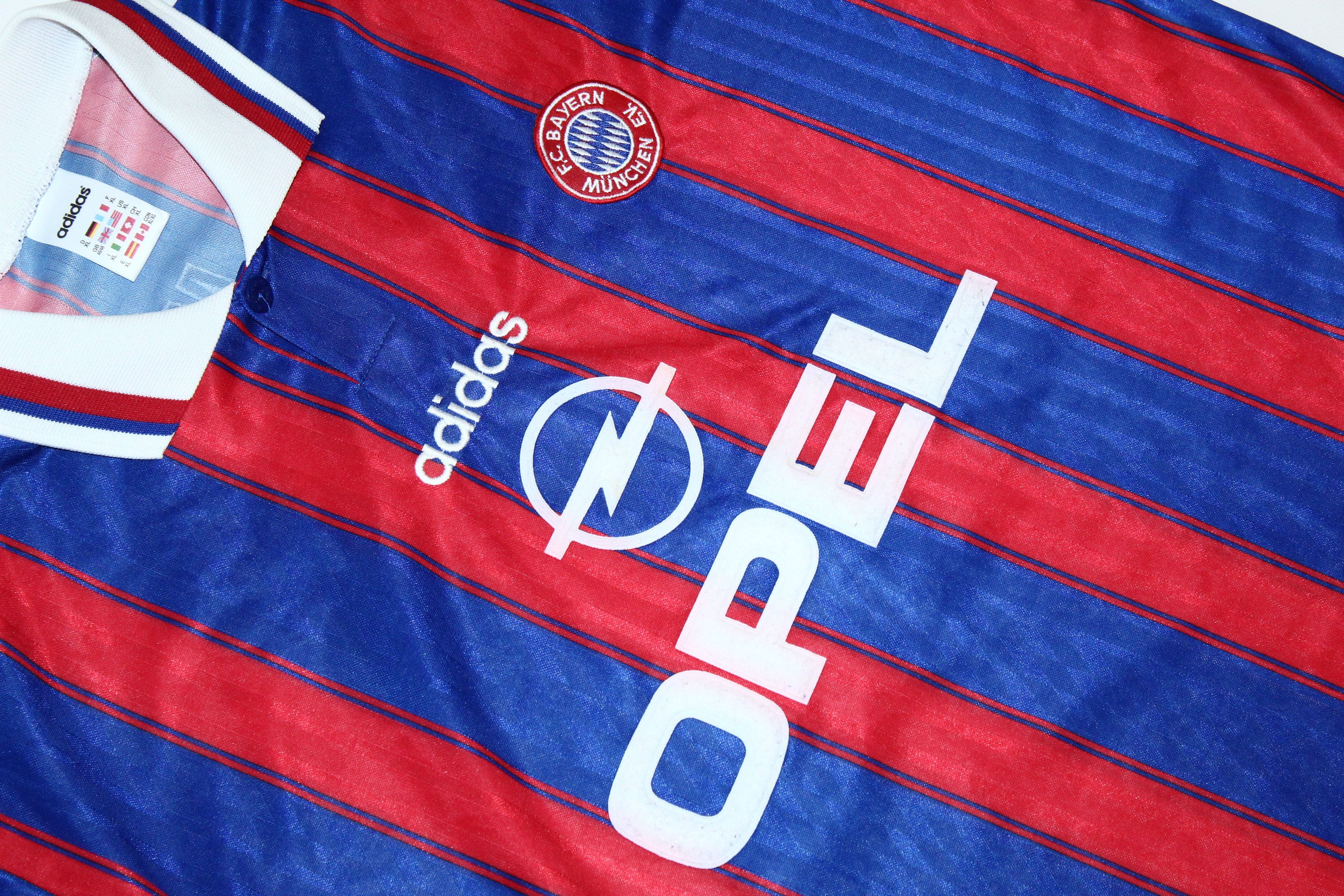 Adidas 💥 VTG 💥 '95 Adidas F.C. Bayern Munich #8 Bandowski Jersey Size US XL / EU 56 / 4 - 3 Thumbnail