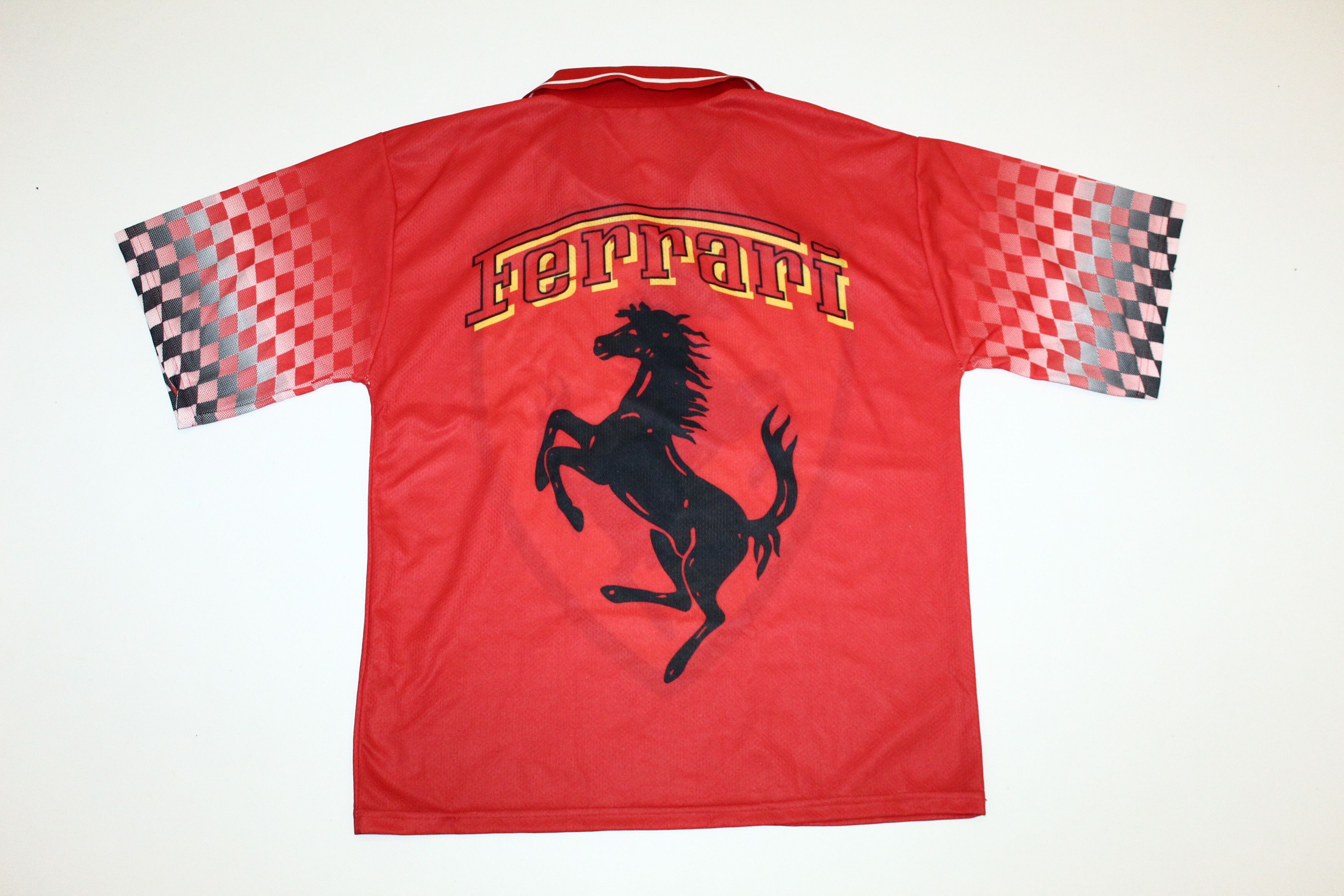 Ferrari VTG🔥 Ferrari Racing All Over Print Jersey. Made in Italy Size US XL / EU 56 / 4 - 5 Thumbnail