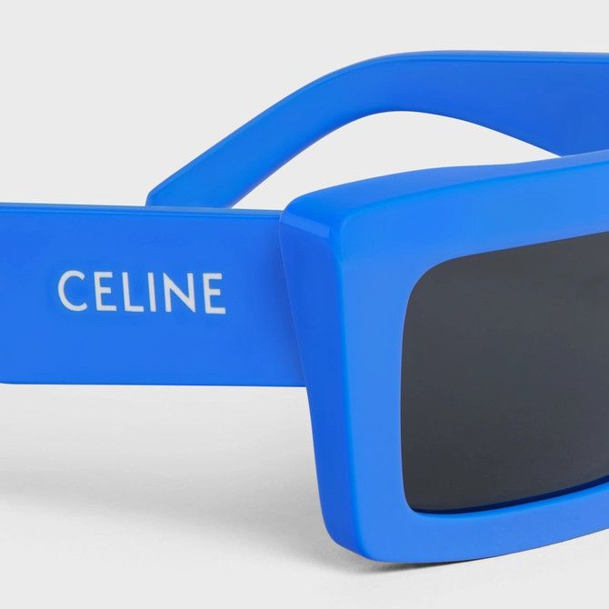 Celine MONOCHROM SUNGLASSES IN ACETATE ROYAL BLUE Grailed