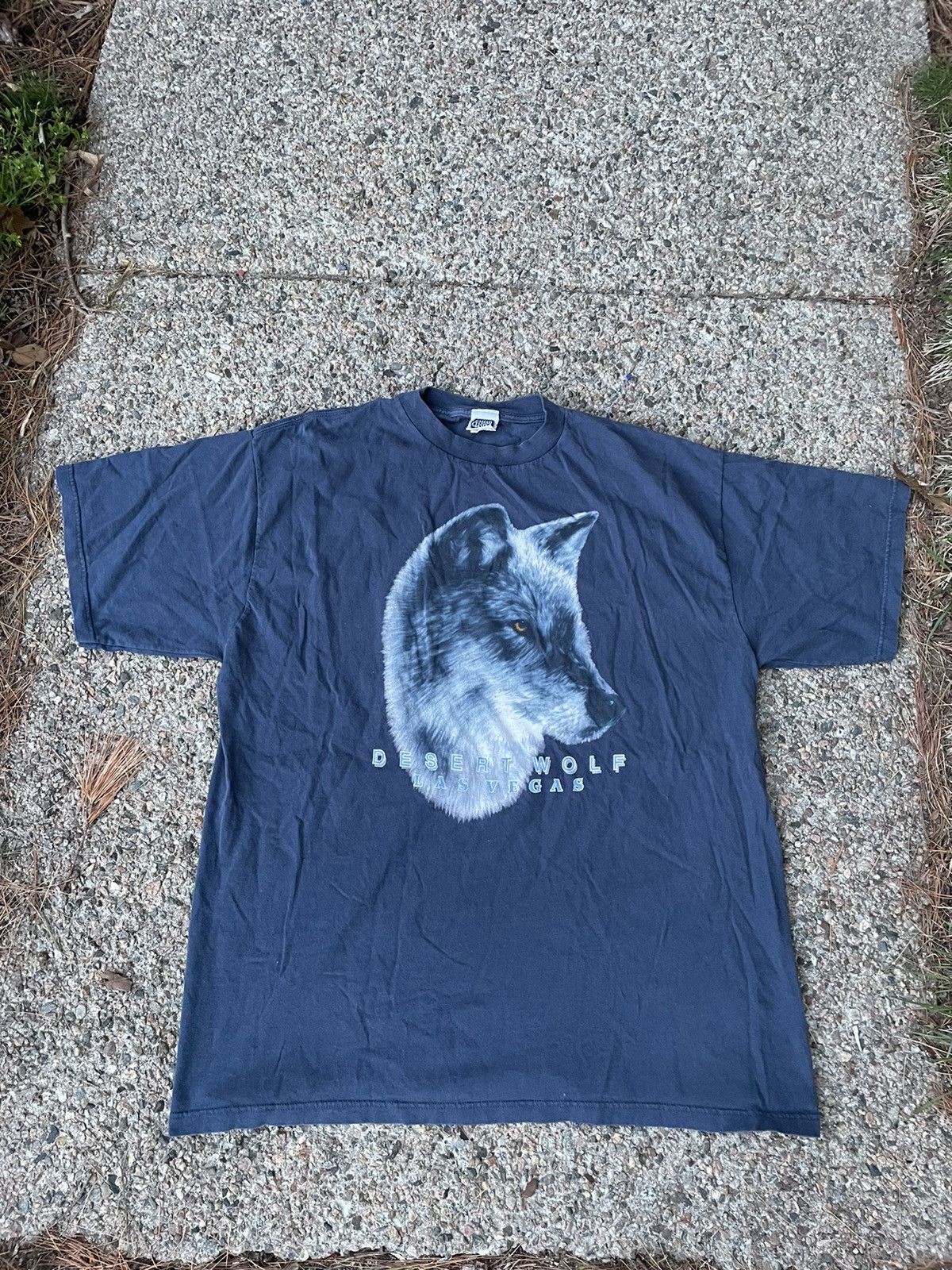 Vintage 90s Vintage Desert Wolf Las Vegas Casino T-Shirt animal tee Size US XXL / EU 58 / 5 - 2 Thumbnail