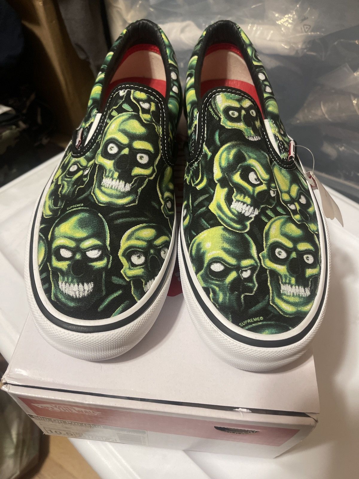 Supreme Supreme Skull Pile Vans SlipOn Size 10.5 Grailed