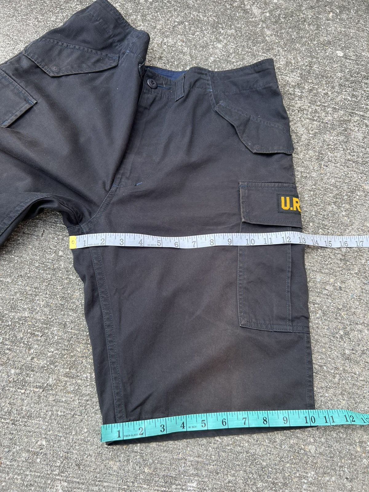 Bape Vintage Ursus Bape Sun Fade Black Military Cargo Short Pant Size US 34 / EU 50 - 3 Thumbnail