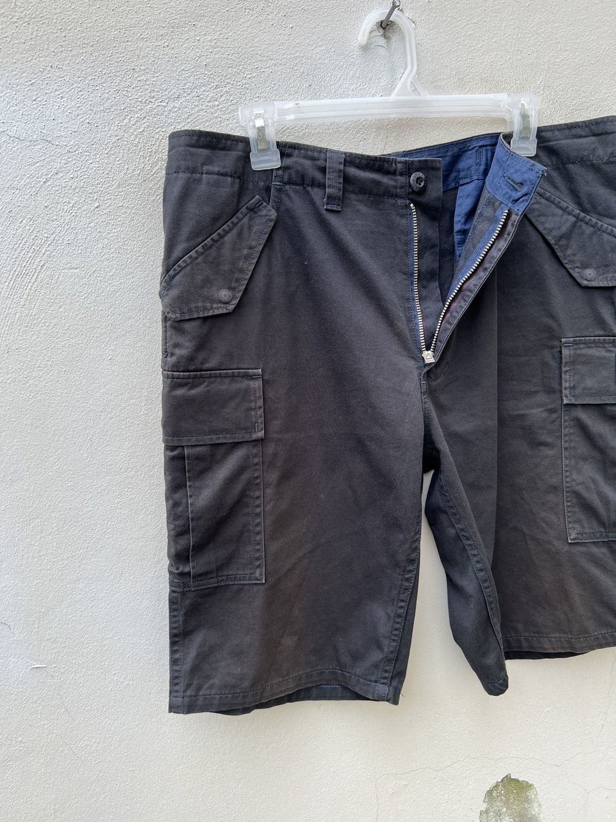 Bape Vintage Ursus Bape Sun Fade Black Military Cargo Short Pant Size US 34 / EU 50 - 9 Thumbnail