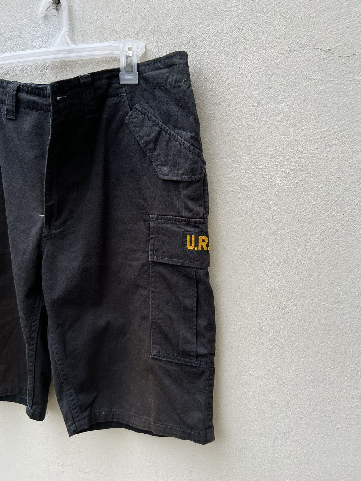 Bape Vintage Ursus Bape Sun Fade Black Military Cargo Short Pant Size US 34 / EU 50 - 10 Thumbnail