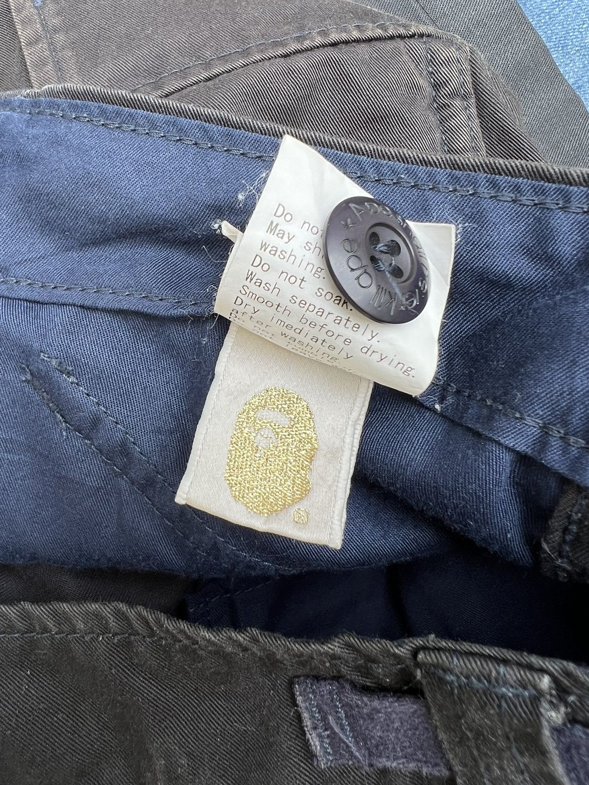 Bape Vintage Ursus Bape Sun Fade Black Military Cargo Short Pant Size US 34 / EU 50 - 18 Thumbnail