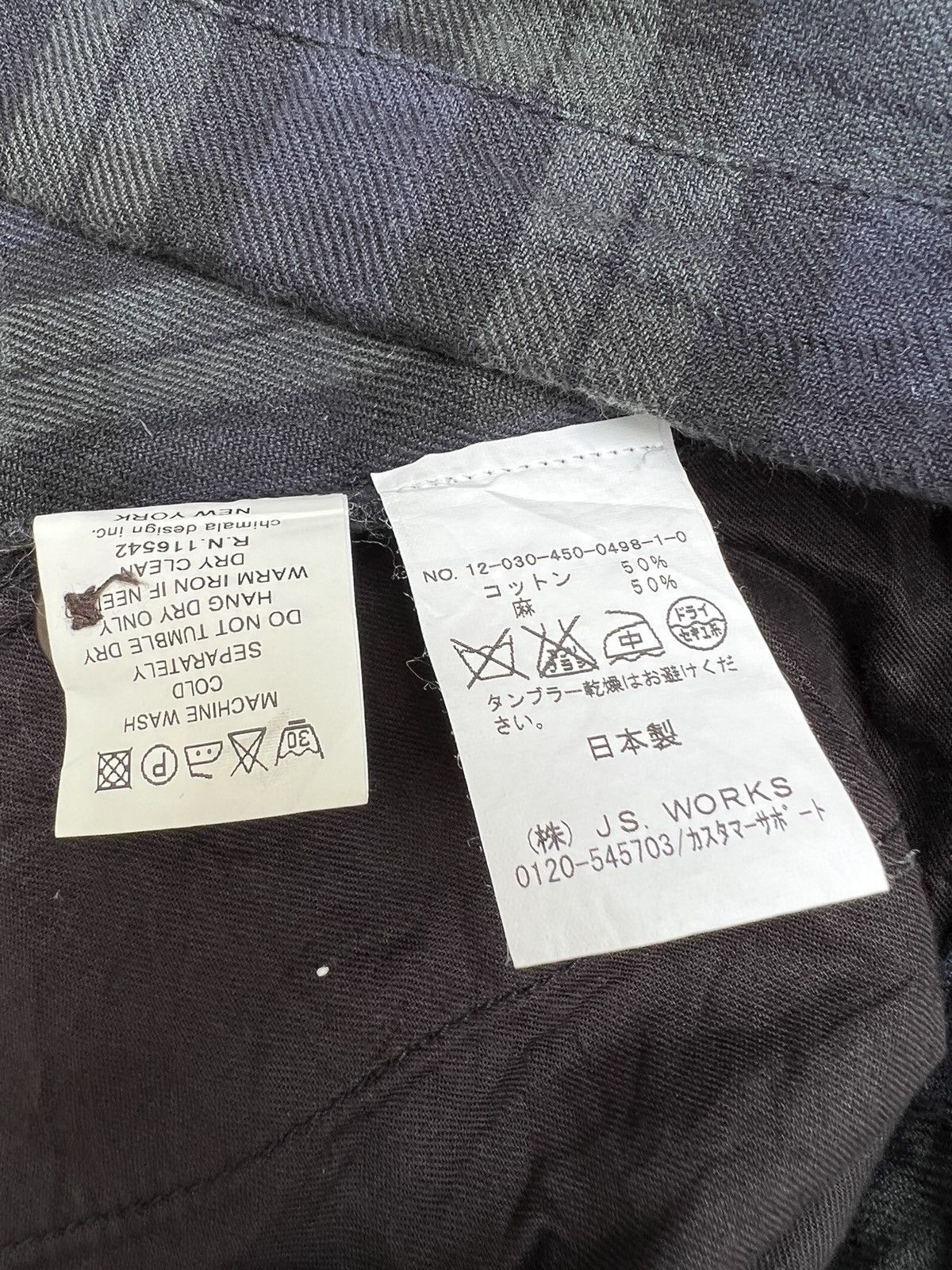 Chimala Japan Linen Blend Tartan Oversize Short Pant