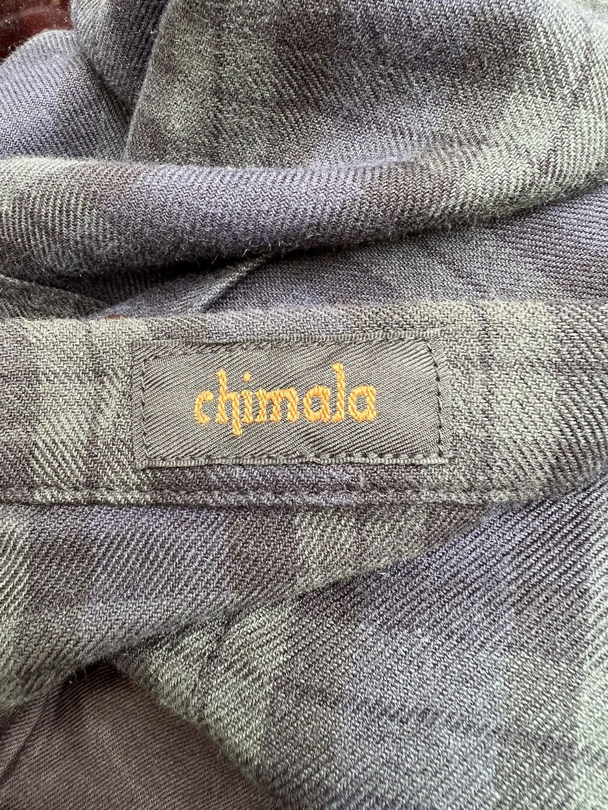 Chimala Japan Linen Blend Tartan Oversize Short Pant