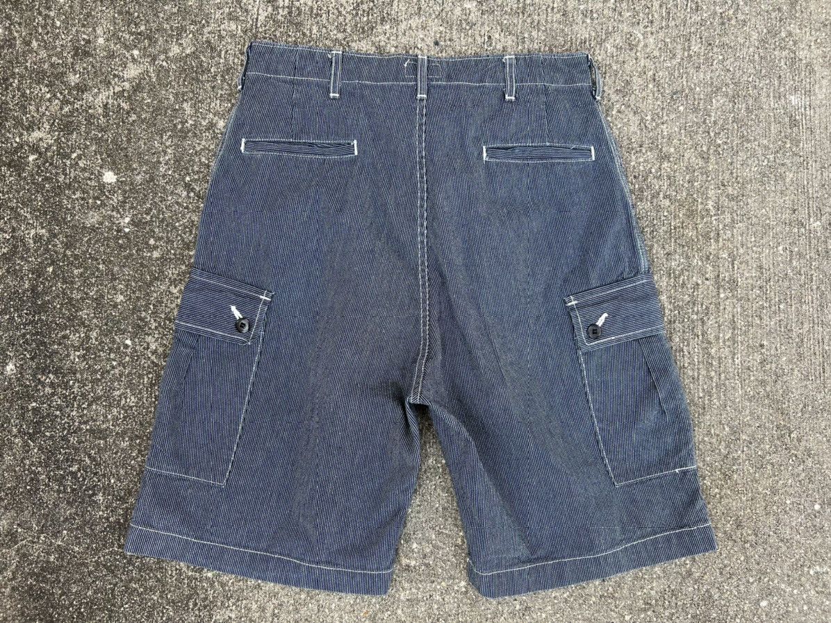 FOB Factory Vintage F.O.B. Factory Japan Wabash Striped Cargo Short Pant Size US 31 - 5 Thumbnail