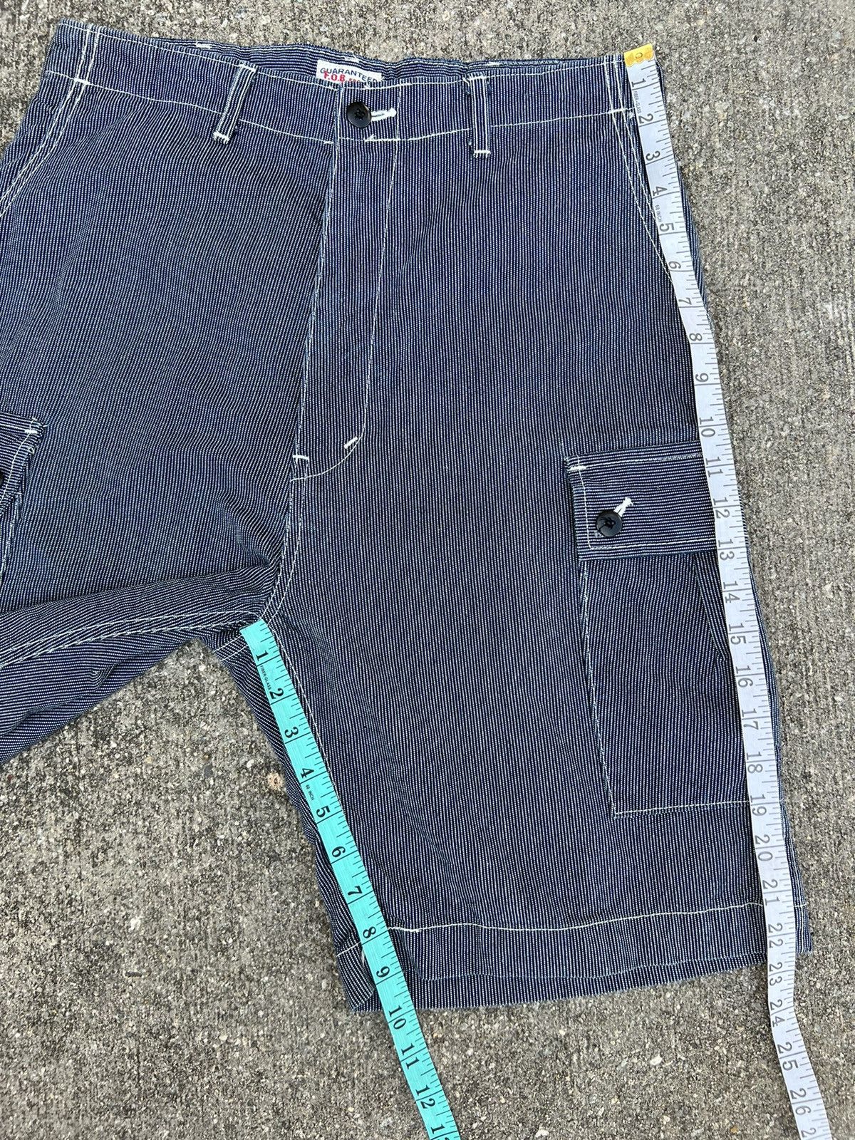 FOB Factory Vintage F.O.B. Factory Japan Wabash Striped Cargo Short Pant Size US 31 - 3 Thumbnail