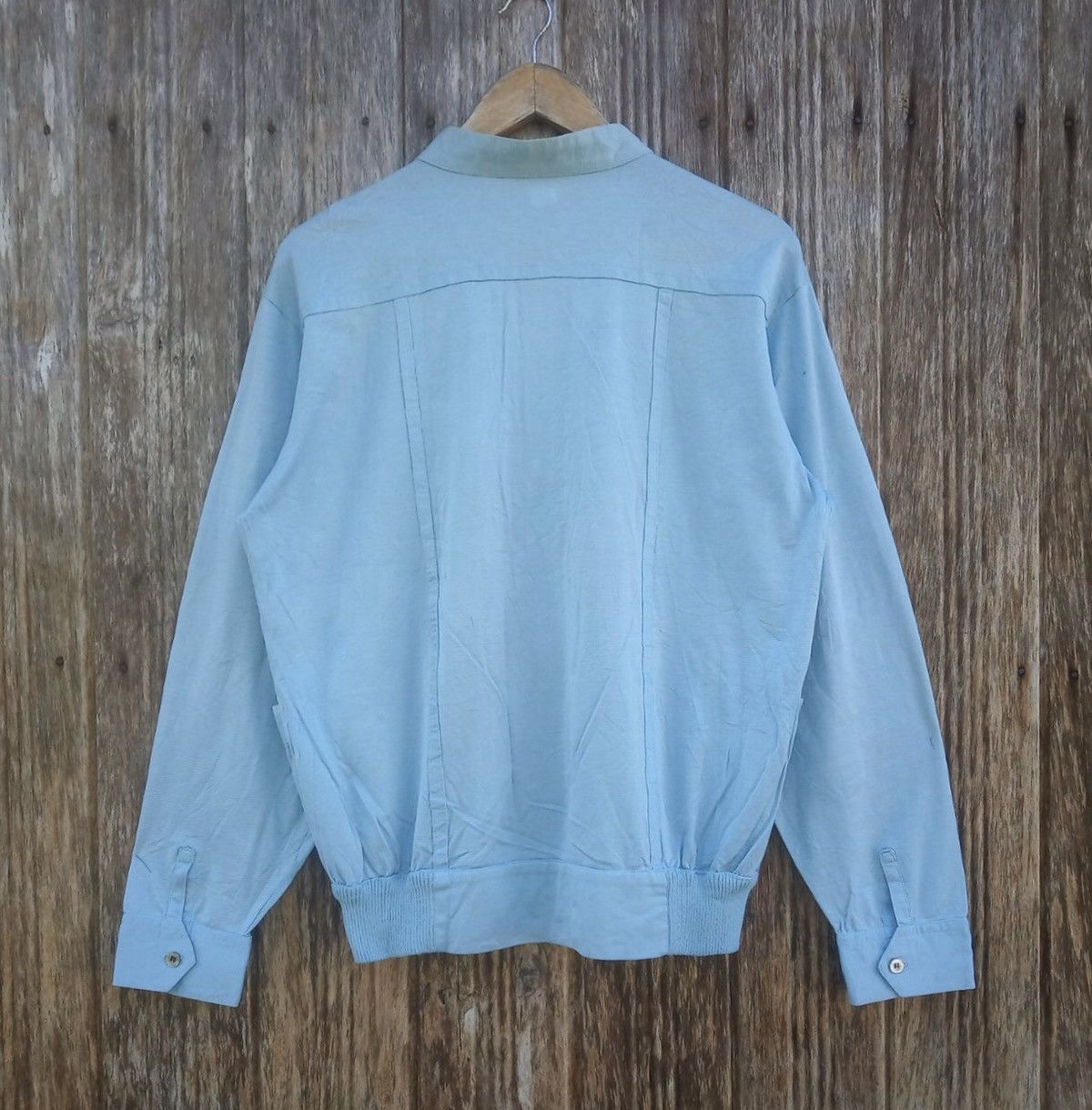 Vintage Vintage YvesSaintLaurent YSL Tricots Pour Homme Zipper Size US M / EU 48-50 / 2 - 2 Thumbnail