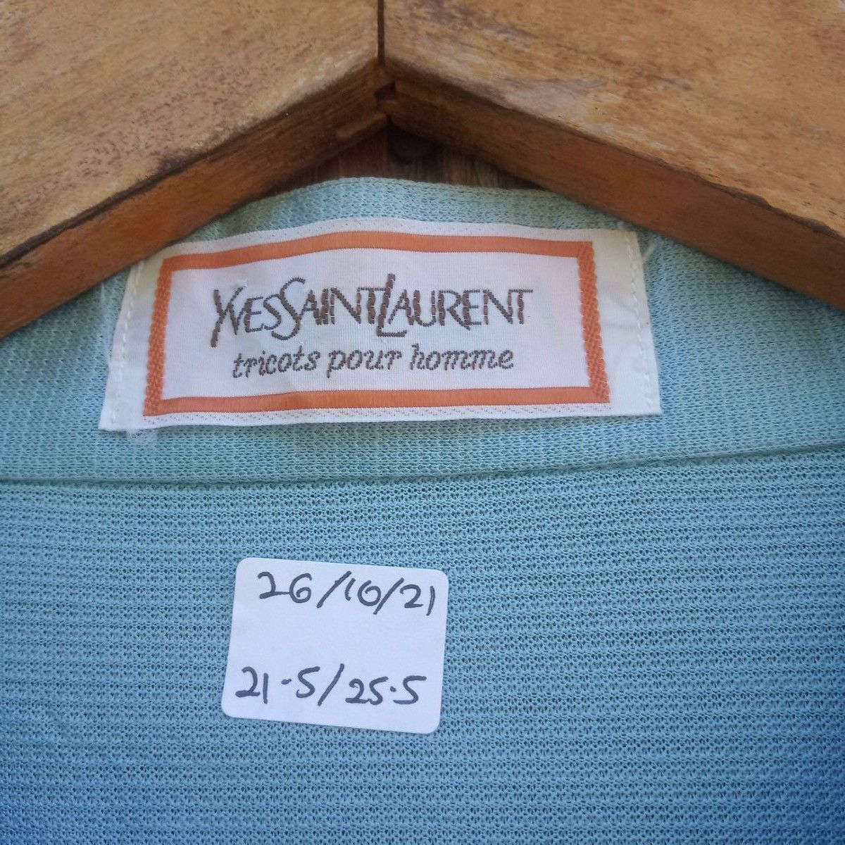 Vintage Vintage YvesSaintLaurent YSL Tricots Pour Homme Zipper Size US M / EU 48-50 / 2 - 5 Thumbnail