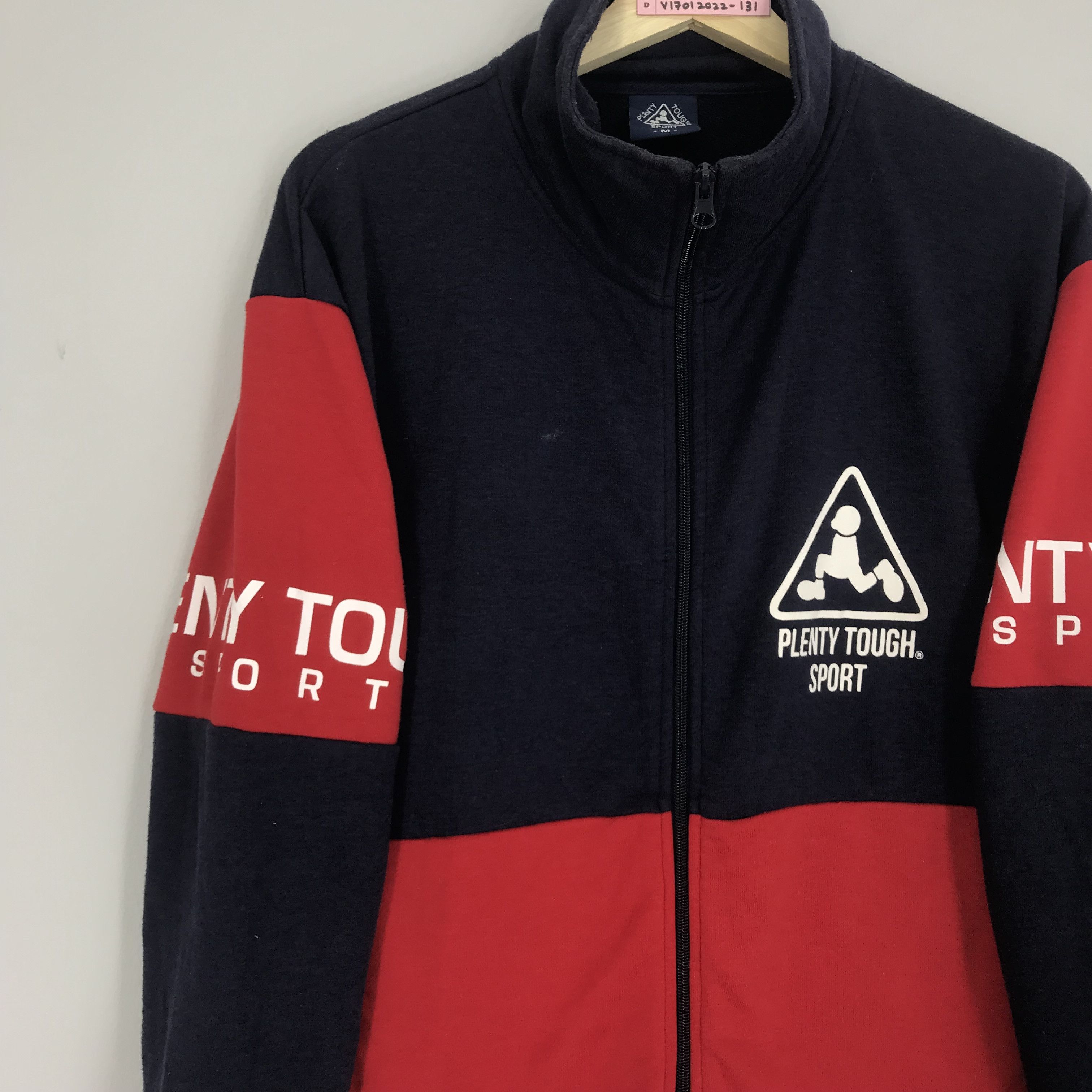 Vintage Plenty Tough Sport Zipper Sweater Colourblock Jacket Size US M / EU 48-50 / 2 - 4 Thumbnail