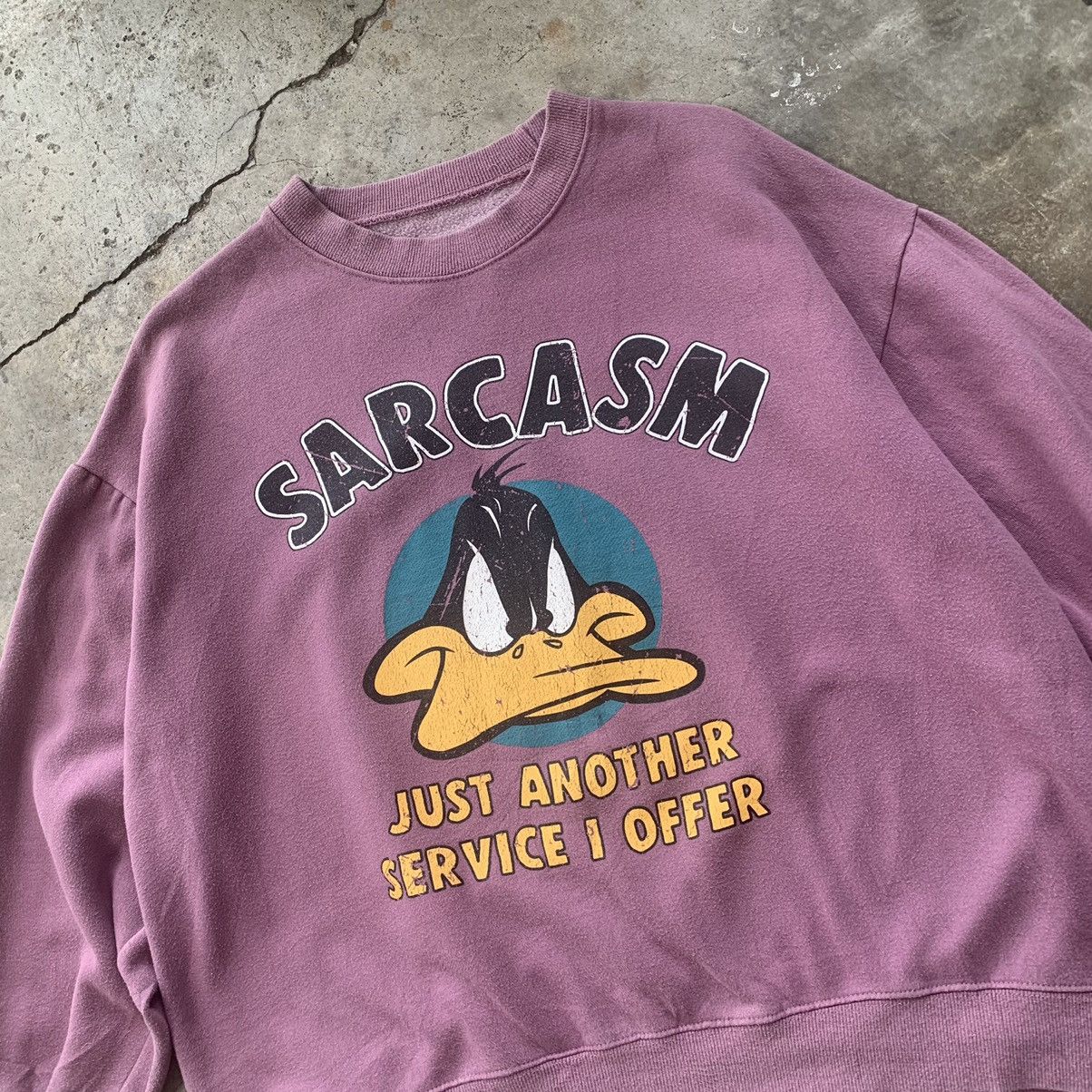 Vintage Sarcasm cartoon image sweatshirt Size US S / EU 44-46 / 1 - 9 Thumbnail