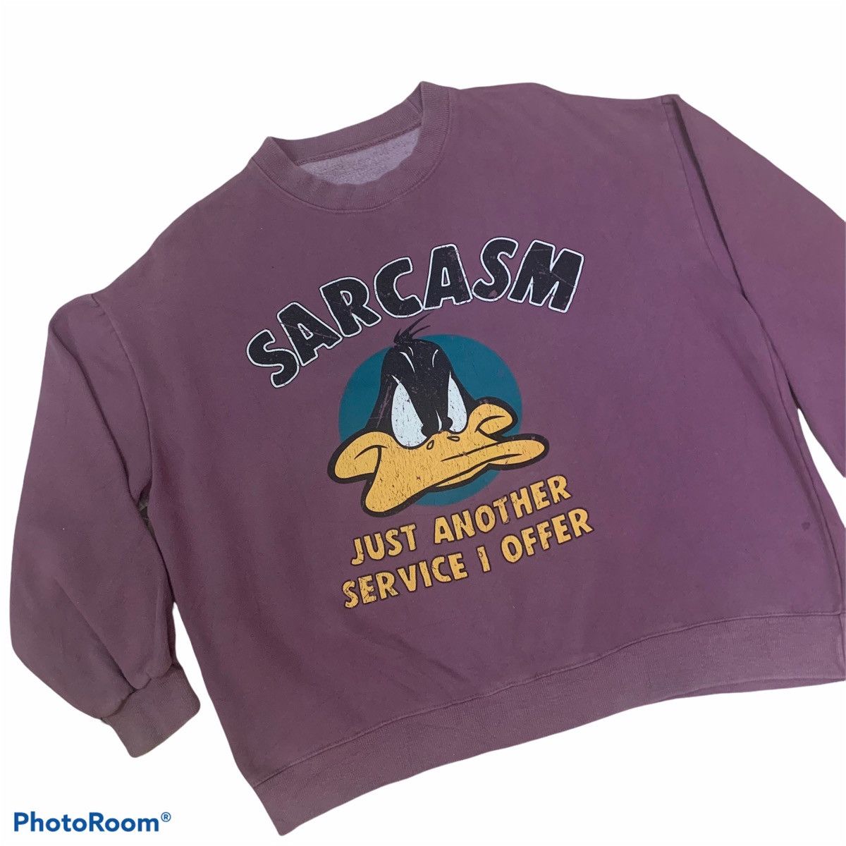 Vintage Sarcasm cartoon image sweatshirt Size US S / EU 44-46 / 1 - 1 Thumbnail