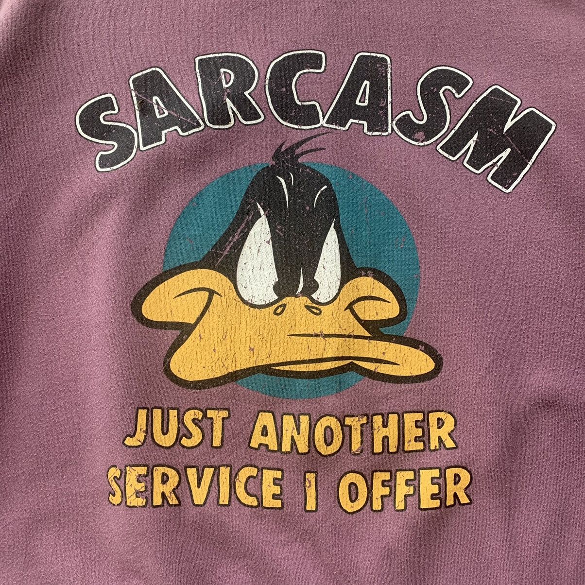 Vintage Sarcasm cartoon image sweatshirt Size US S / EU 44-46 / 1 - 5 Thumbnail